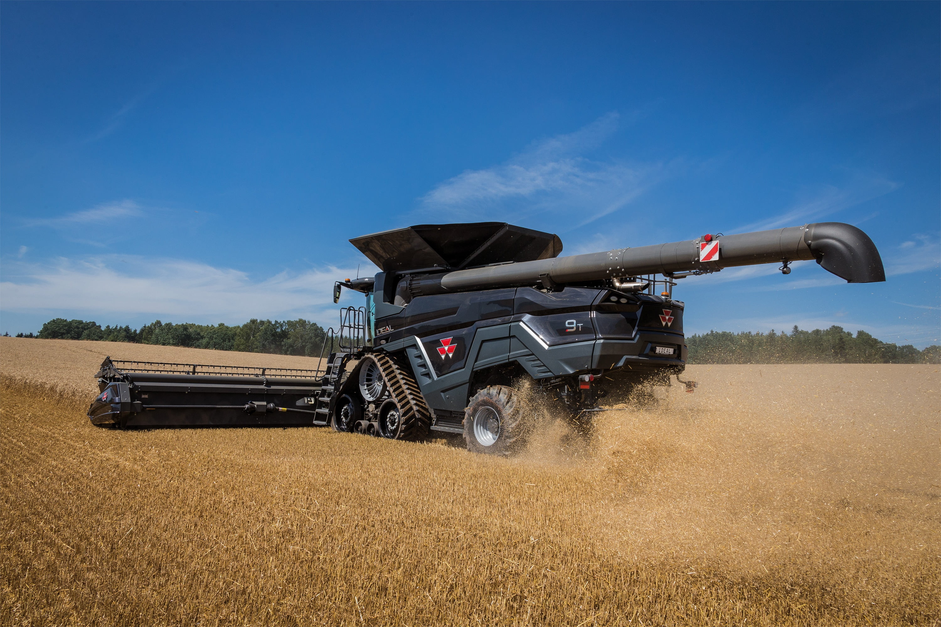 2K, Massey Ferguson, Harvester, 2018, Massey Ferguson Ideal 9T, Wheel, HD Wallpaper