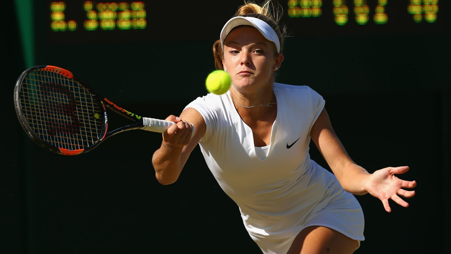 1080P, sports activity, black background, sports clothing, motion, young adult, sport, exercising, tennis ball, tennis, ball, tennis rackets, women, adult, HD Wallpaper