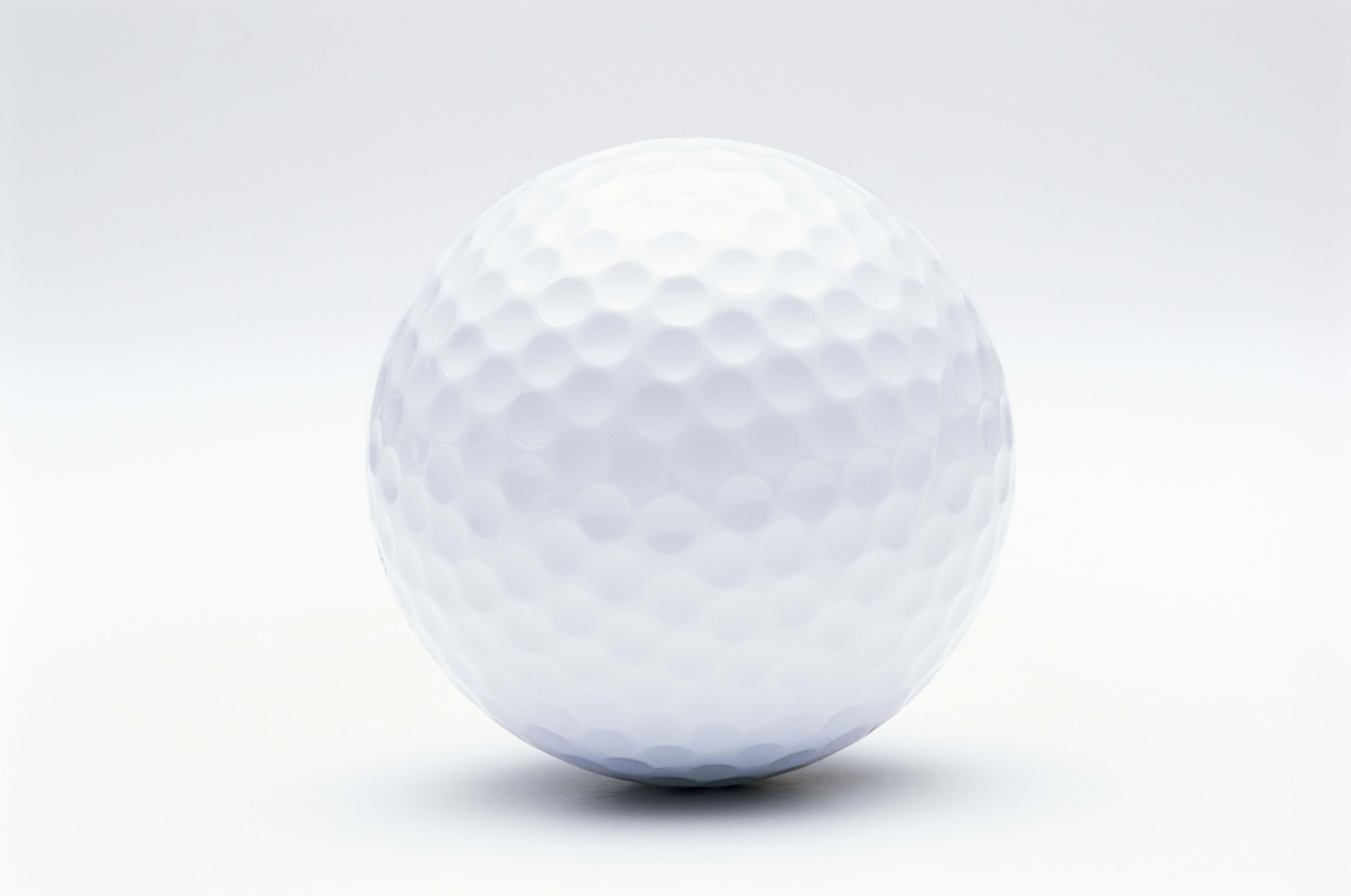 leisure Activity, ball, no People, competition, sphere, white color, playing, green - golf course, success, circle, shape, white Background, sports And Fitness, HD Wallpaper