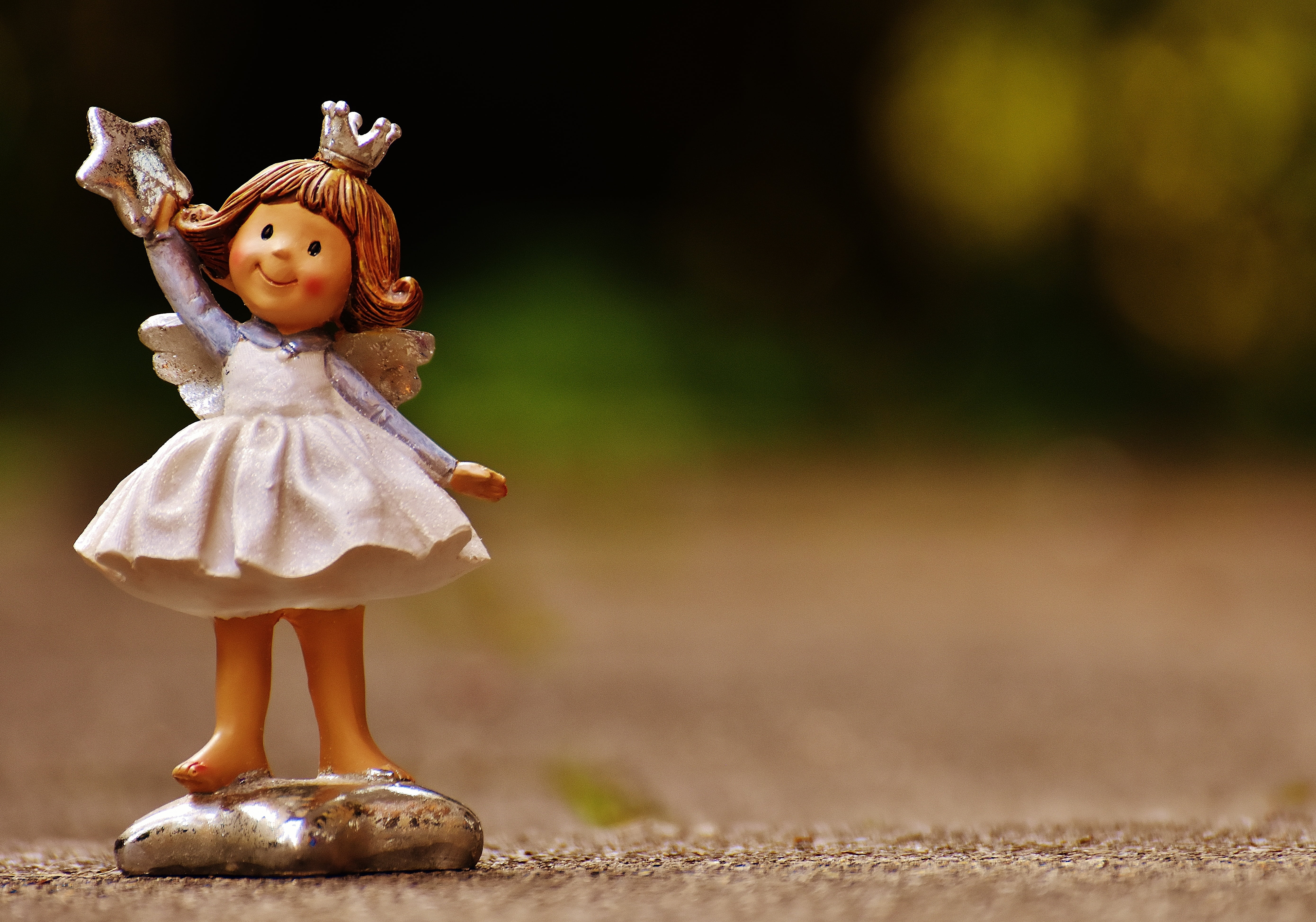 photo, innocence, representation, angel figure, toy, art, schutzengelchen, fashion, clothing, hope, figurine, girls, females, outdoors, women, one girl only, HD Wallpaper