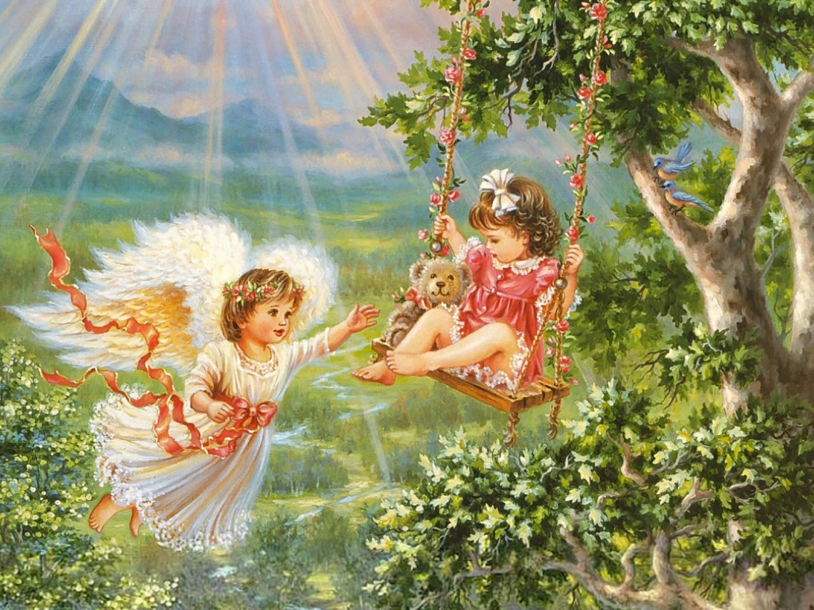 720P, Fantasy, Girl, Wings, Little Girl, Child, Angel, HD Wallpaper