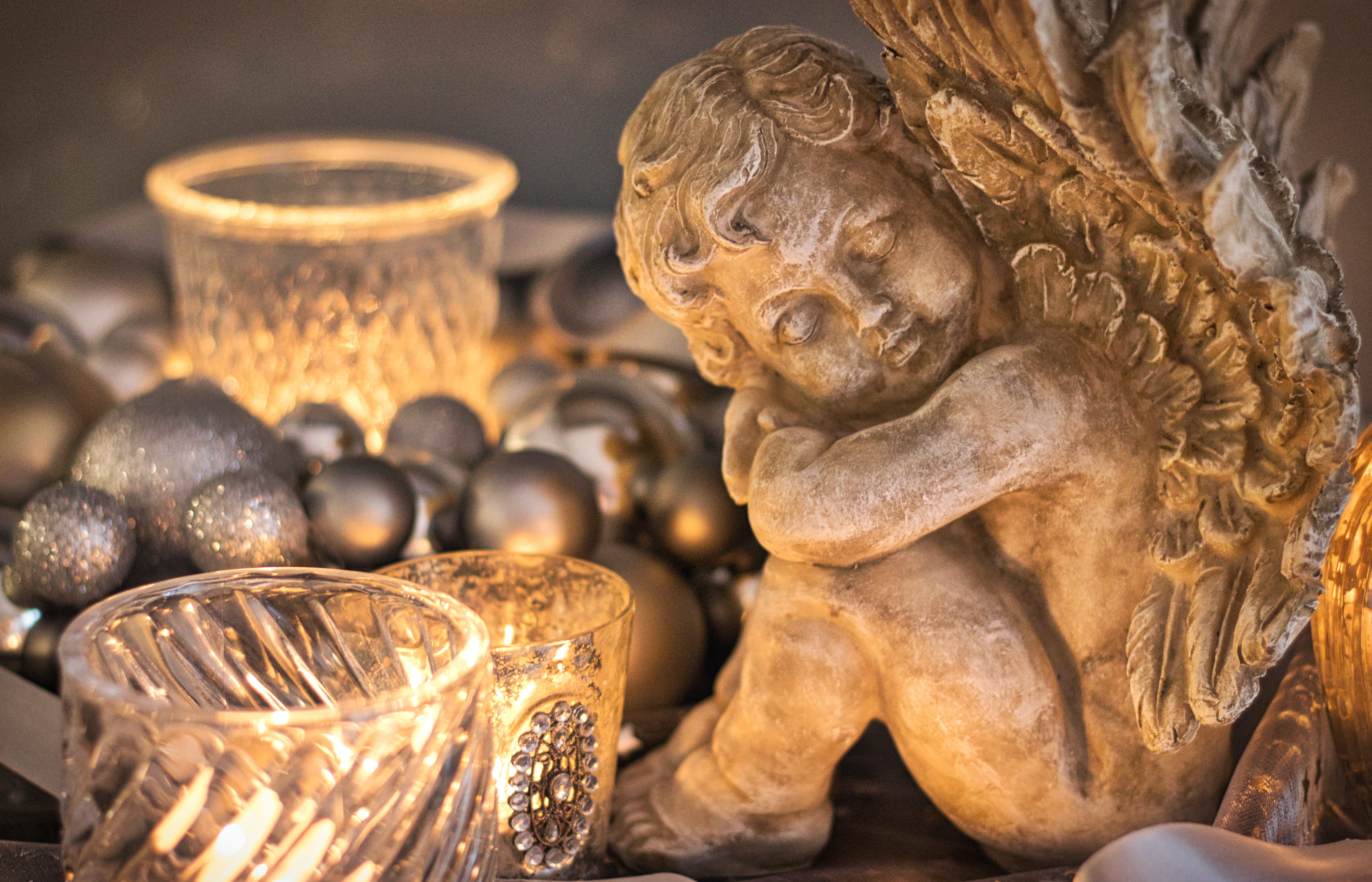 art and craft, christmas greeting, 5K, mood, sculpture, hope, statue, creativity, representation, christmas angel, architecture, christmas, ornate, spirituality, HD Wallpaper
