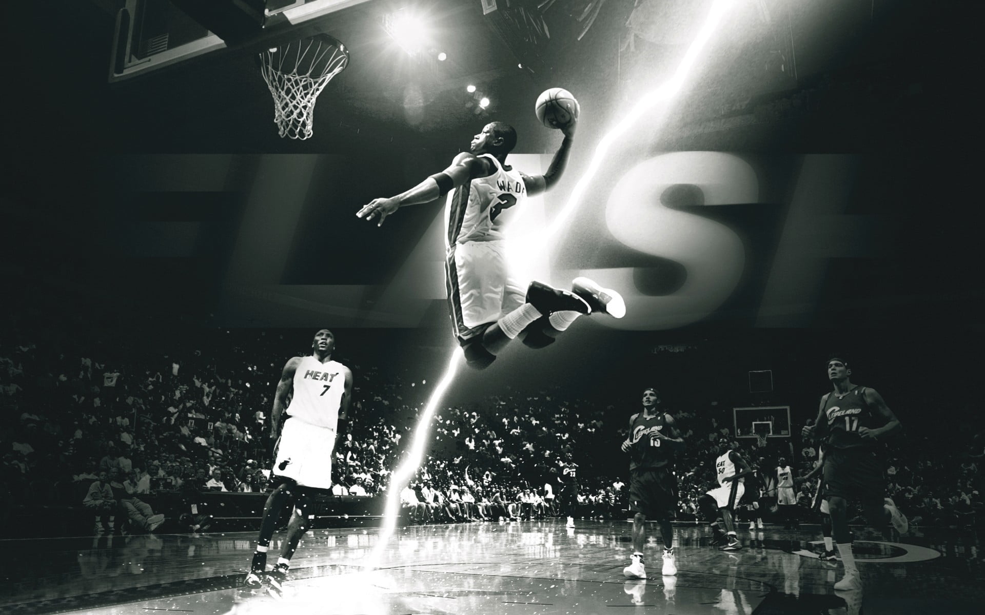 1080P, night, entertainment occupation, basketball, sport, monochrome, light - natural phenomenon, arts culture and entertainment, motion, music, stage, HD Wallpaper
