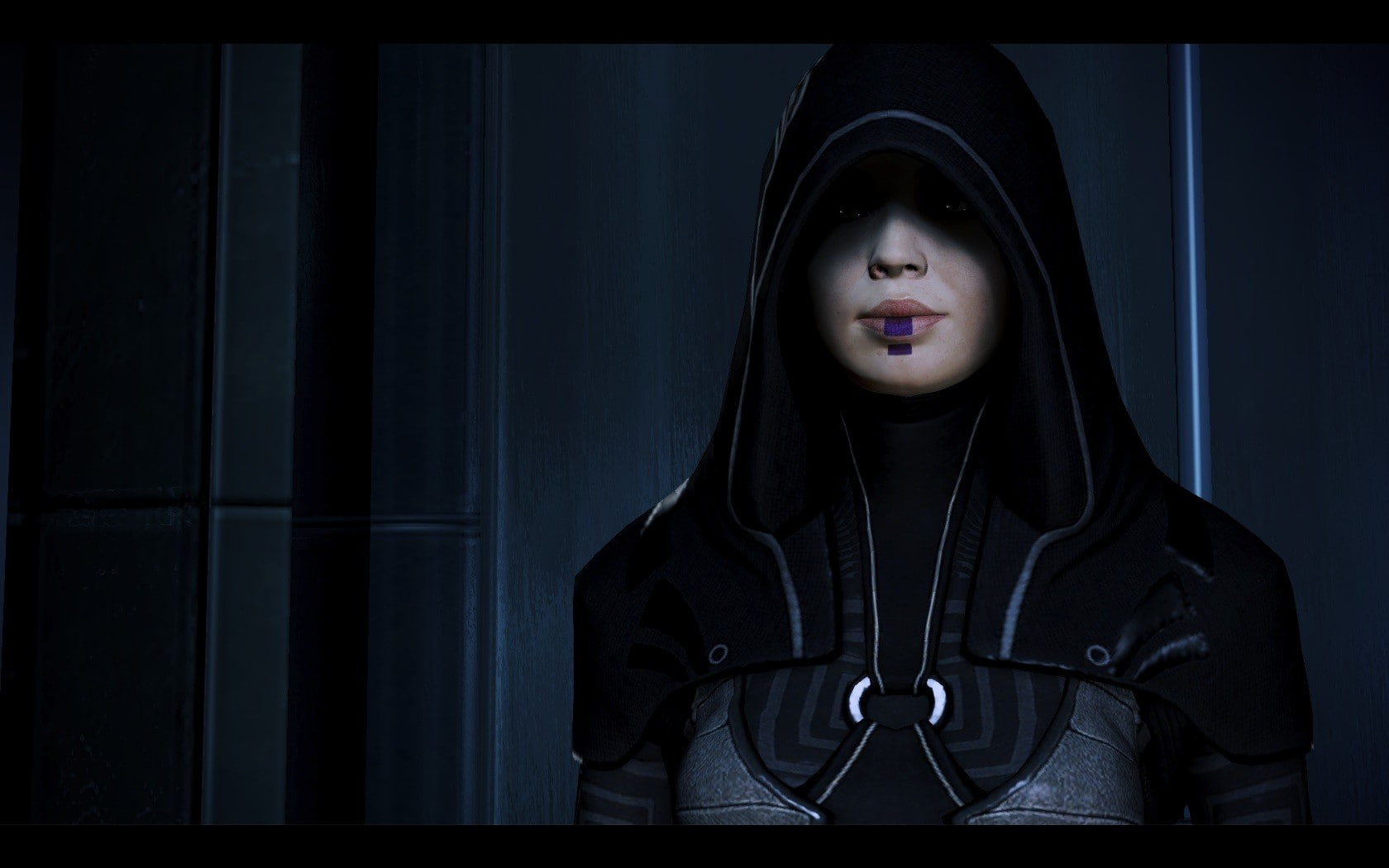 beautiful woman, Kasumi Goto, hood, young adult, Mass Effect, hooded shirt, one person, curtain, looking, casual clothing, hairstyle, real people, headshot, HD Wallpaper