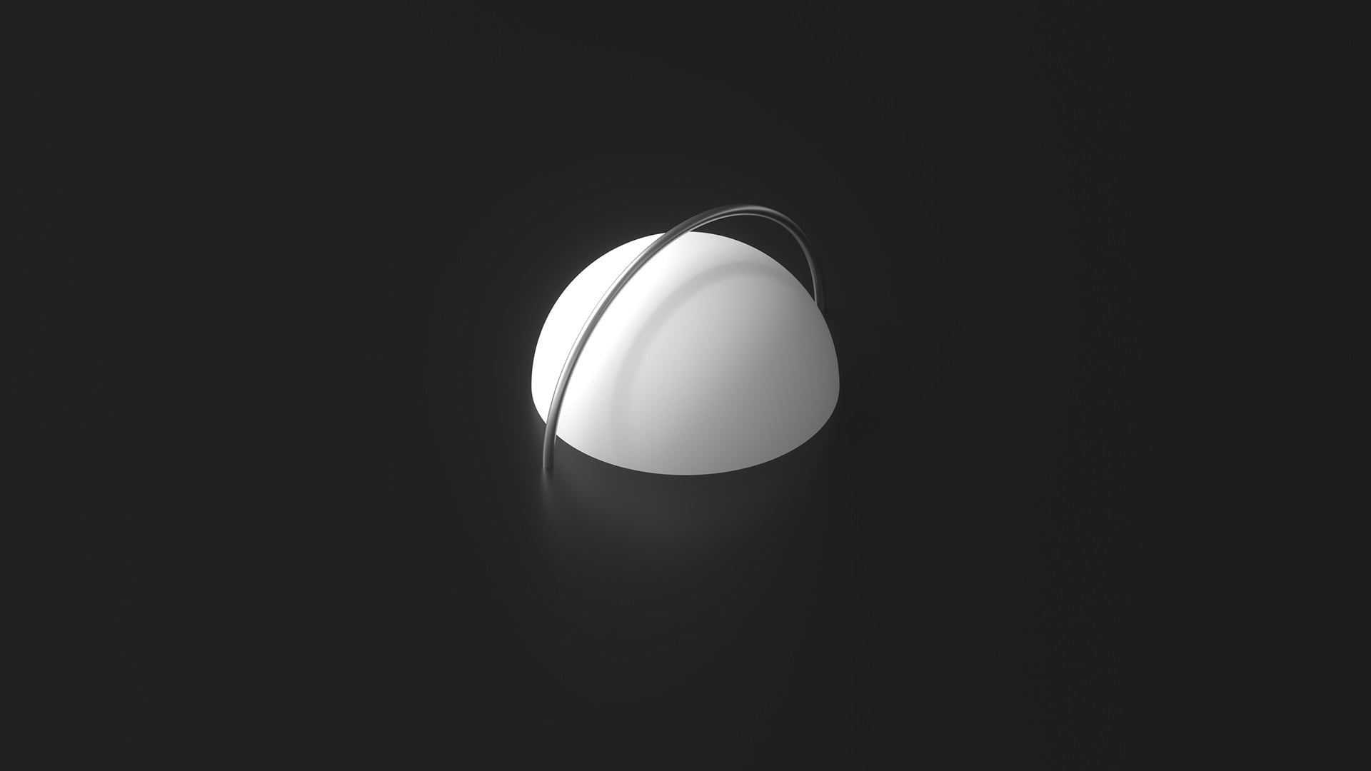 black, geometric shape, sphere, cut out, shape, indoors, dark, 1080P, egg, reflection, single object, nature, no people, blurred, studio shot, HD Wallpaper