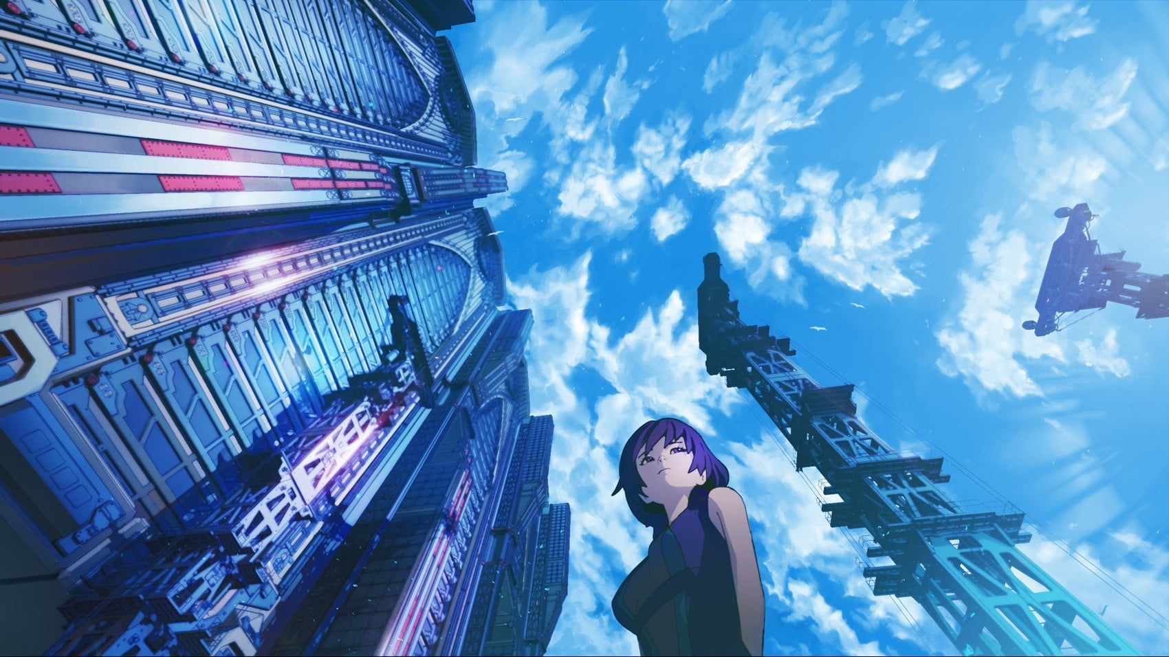young adult, real people, adult, worms eye view, low angle view, character, architecture, office building exterior, skyscraper, front view, haired, waist up, HD Wallpaper