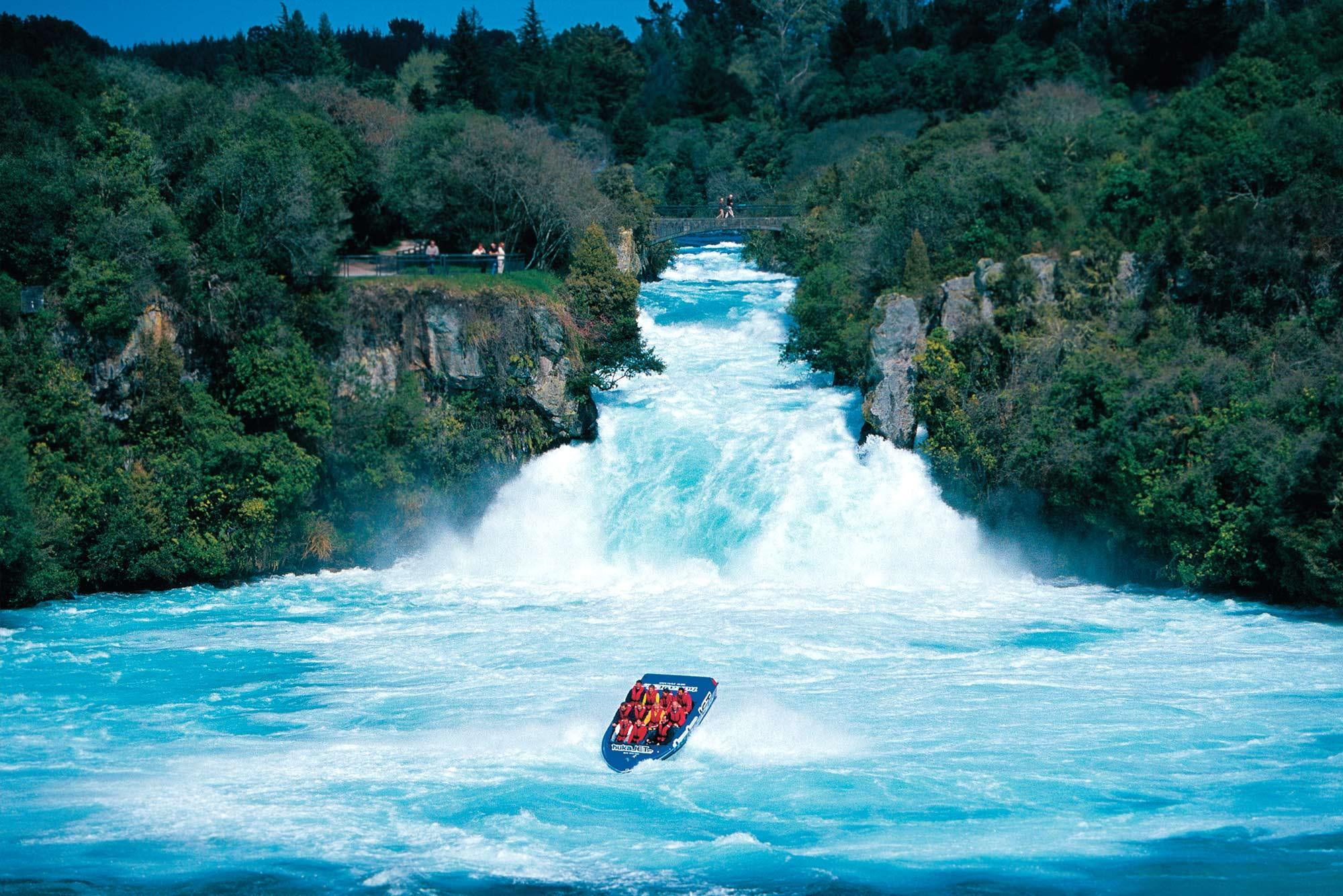 huka, huka falls, new, 1080P, nature, zeal, waterfalls, nature and landscapes, new zealand, falls, HD Wallpaper