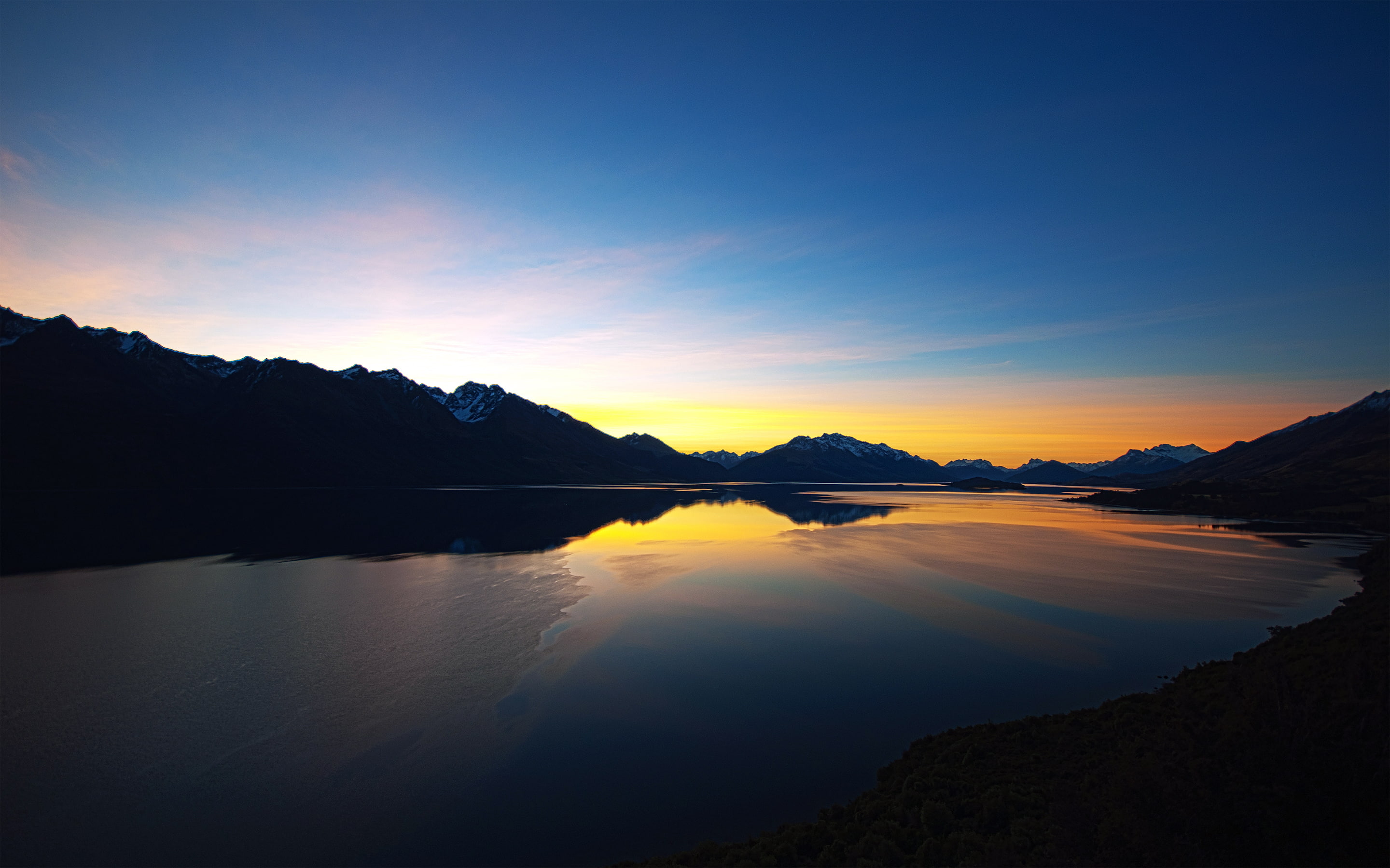 new, zeal, sunset, zealand, 2K, HD Wallpaper