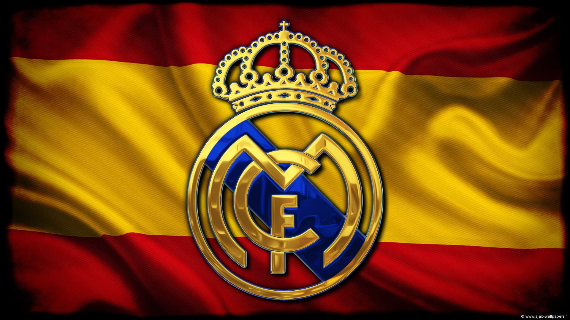 Soccer, Real Madrid C.F., Emblem, 1080P, Logo, HD Wallpaper