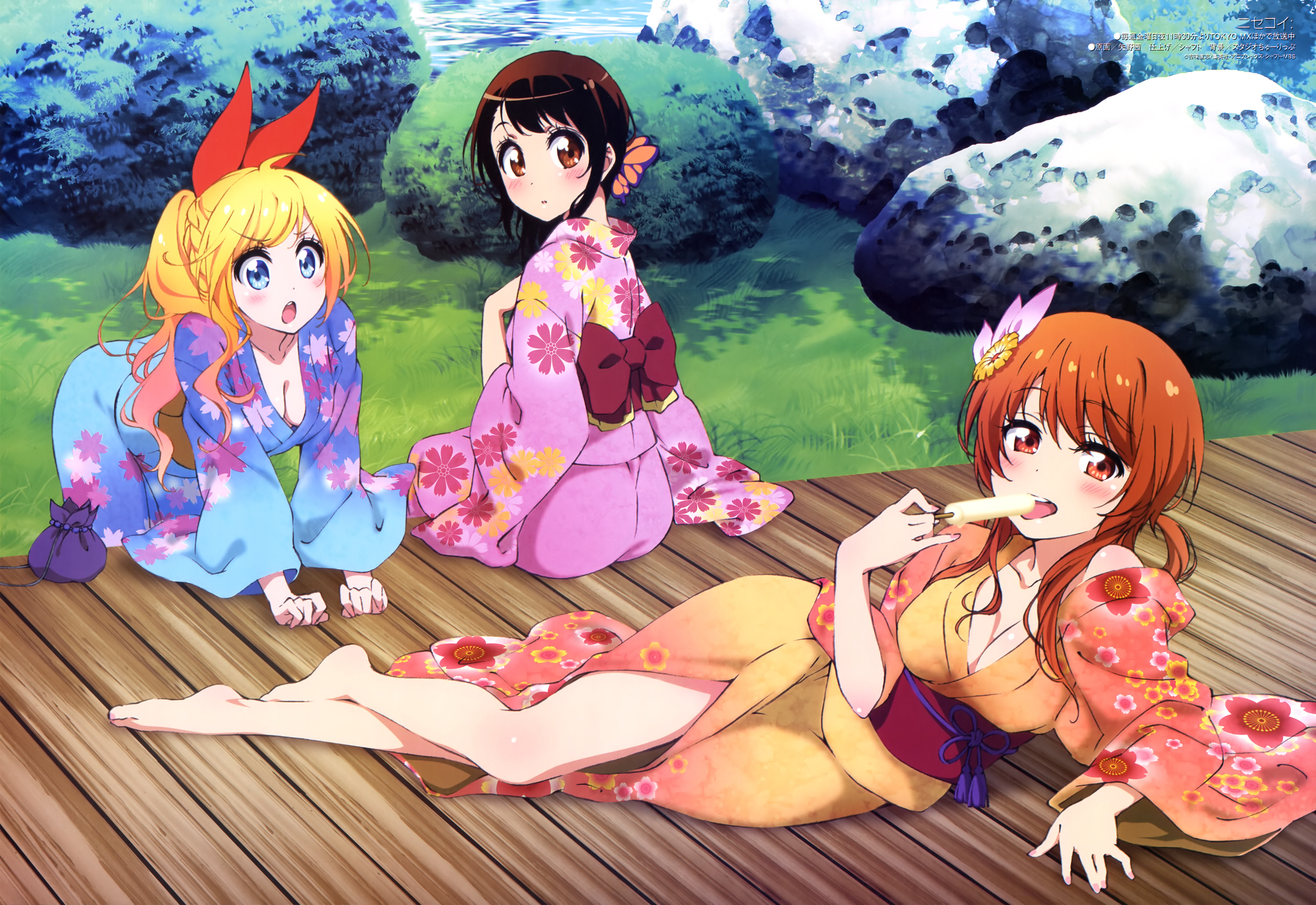Kosaki Onodera, Marika Tachibana, Nisekoi, Chitoge Kirisaki, 5K, Anime, HD Wallpaper