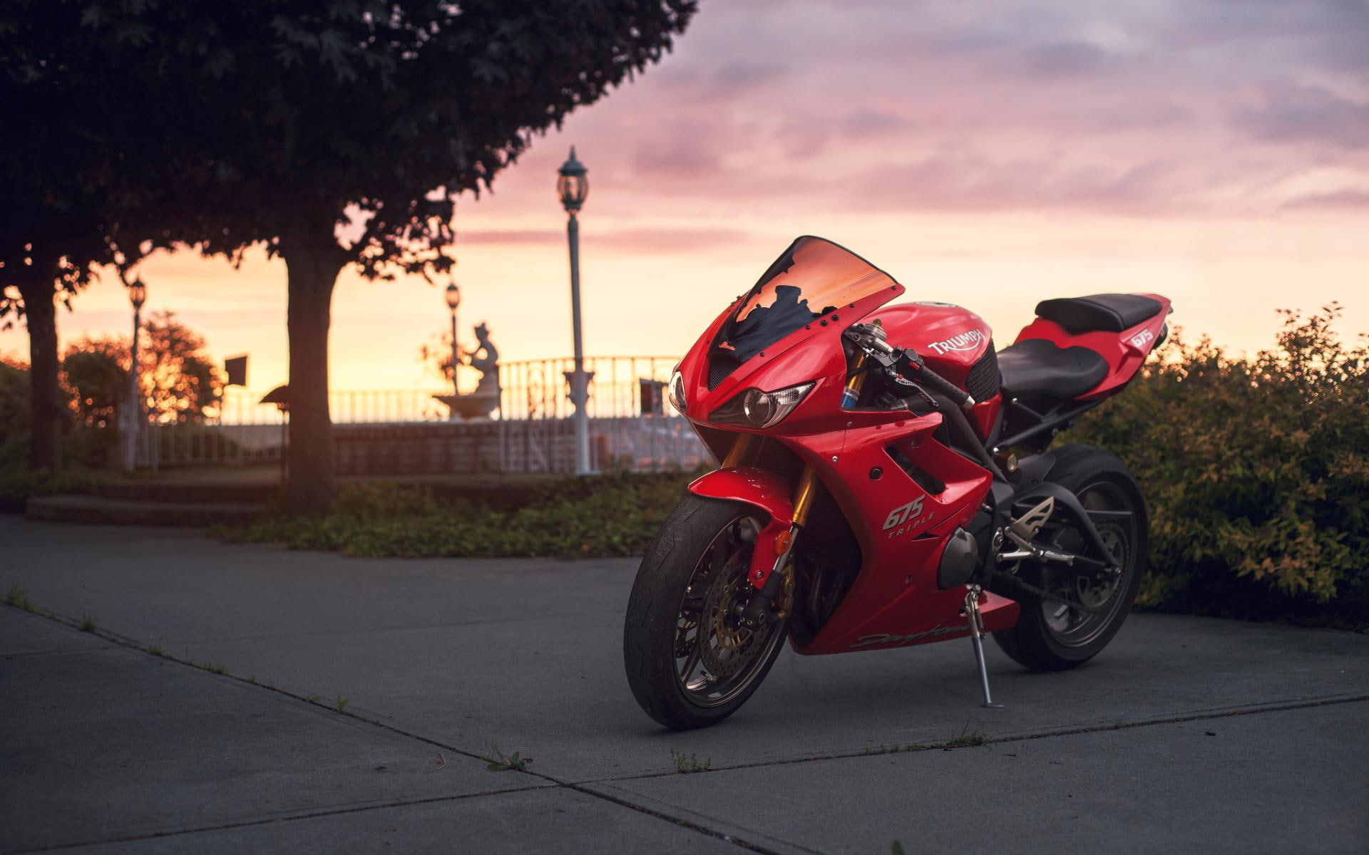 daytona, superbike, 1080P, triumph, HD Wallpaper