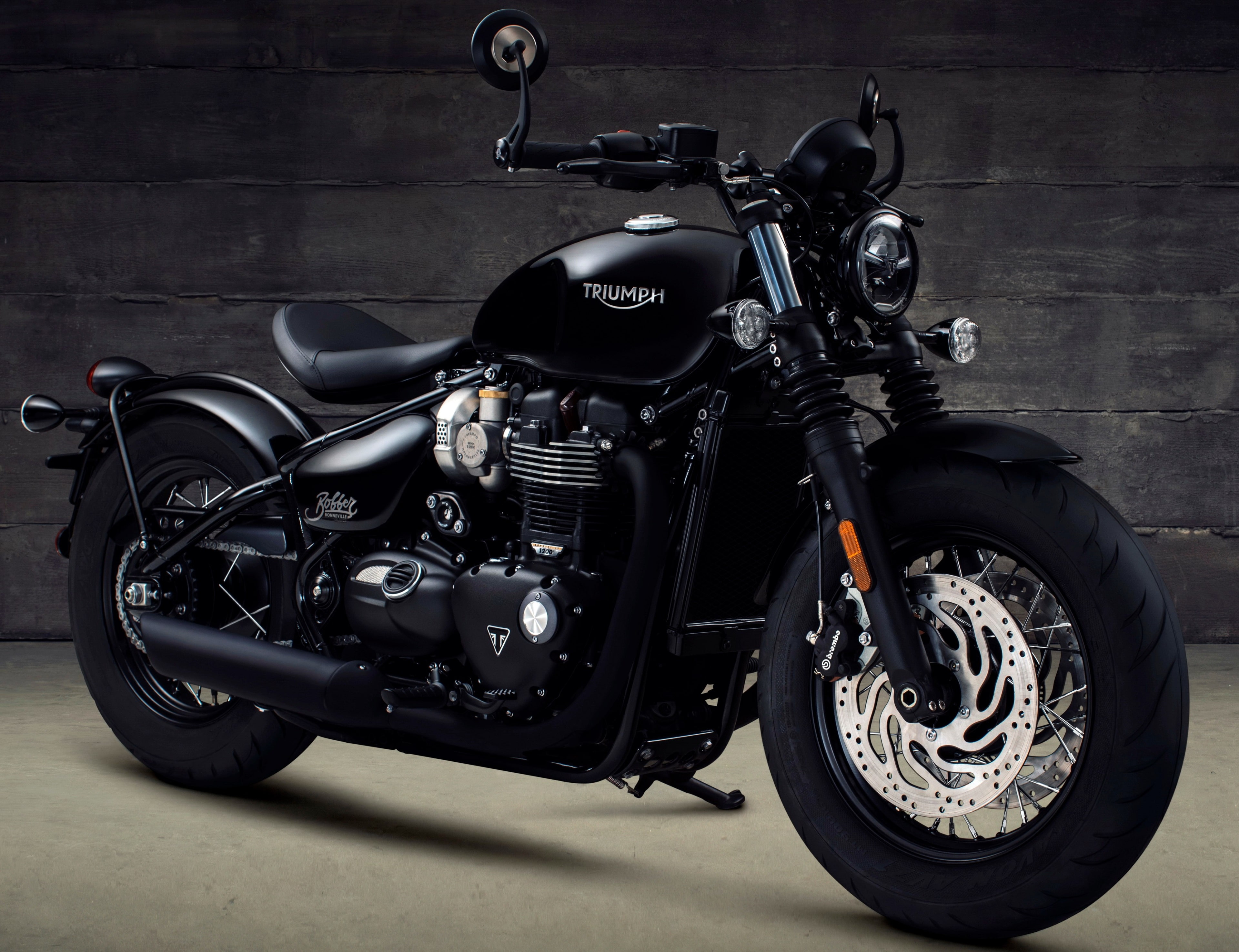4K, triumph bonneville bobber 4k  hd desktop, HD Wallpaper