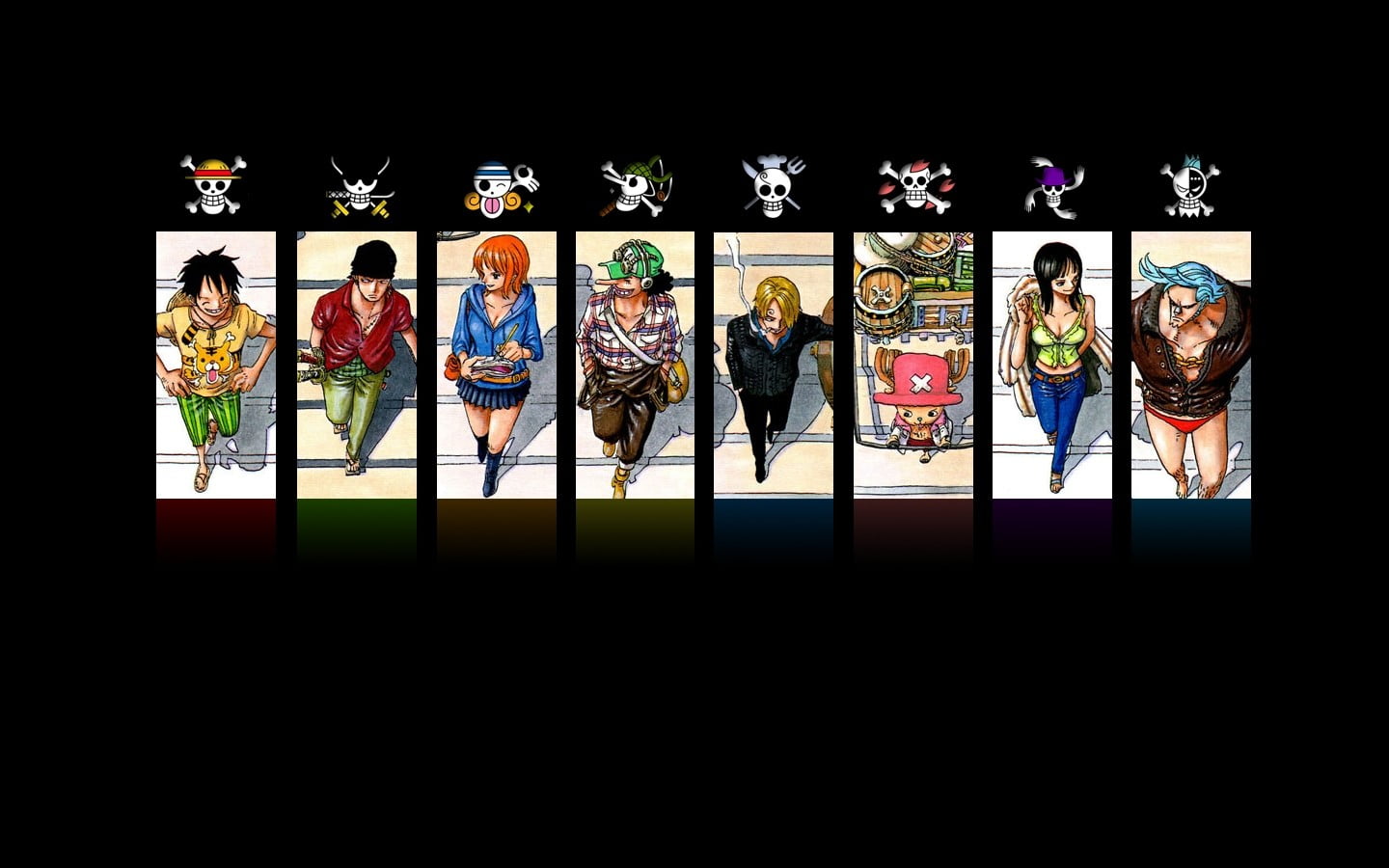 Tony Tony Chopper, anime girls, creativity, one, collage, women, group, young women, variation, Nico Robin, group of people, illustration, character, anime boys, HD Wallpaper