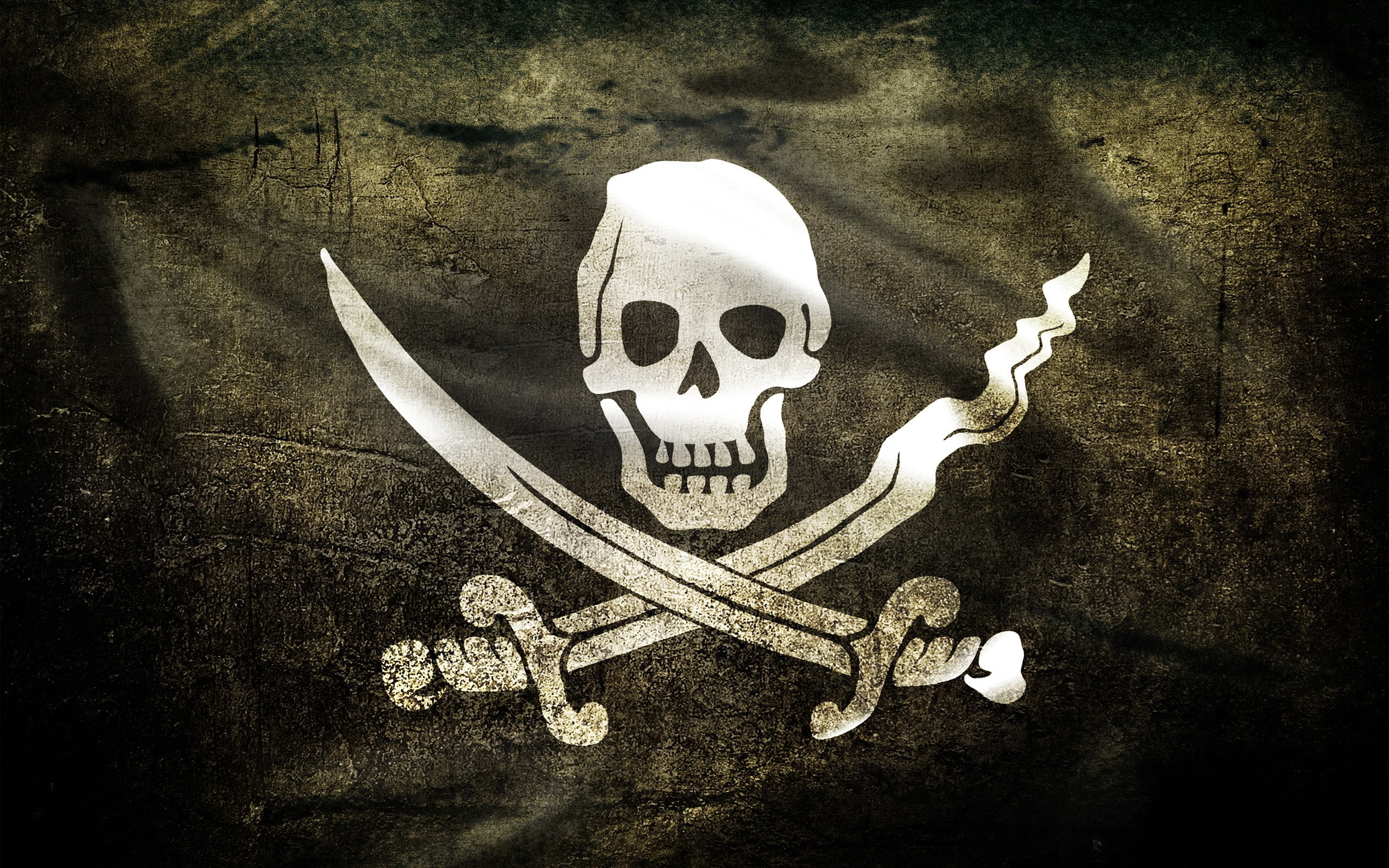 2K, jolly roger, HD Wallpaper
