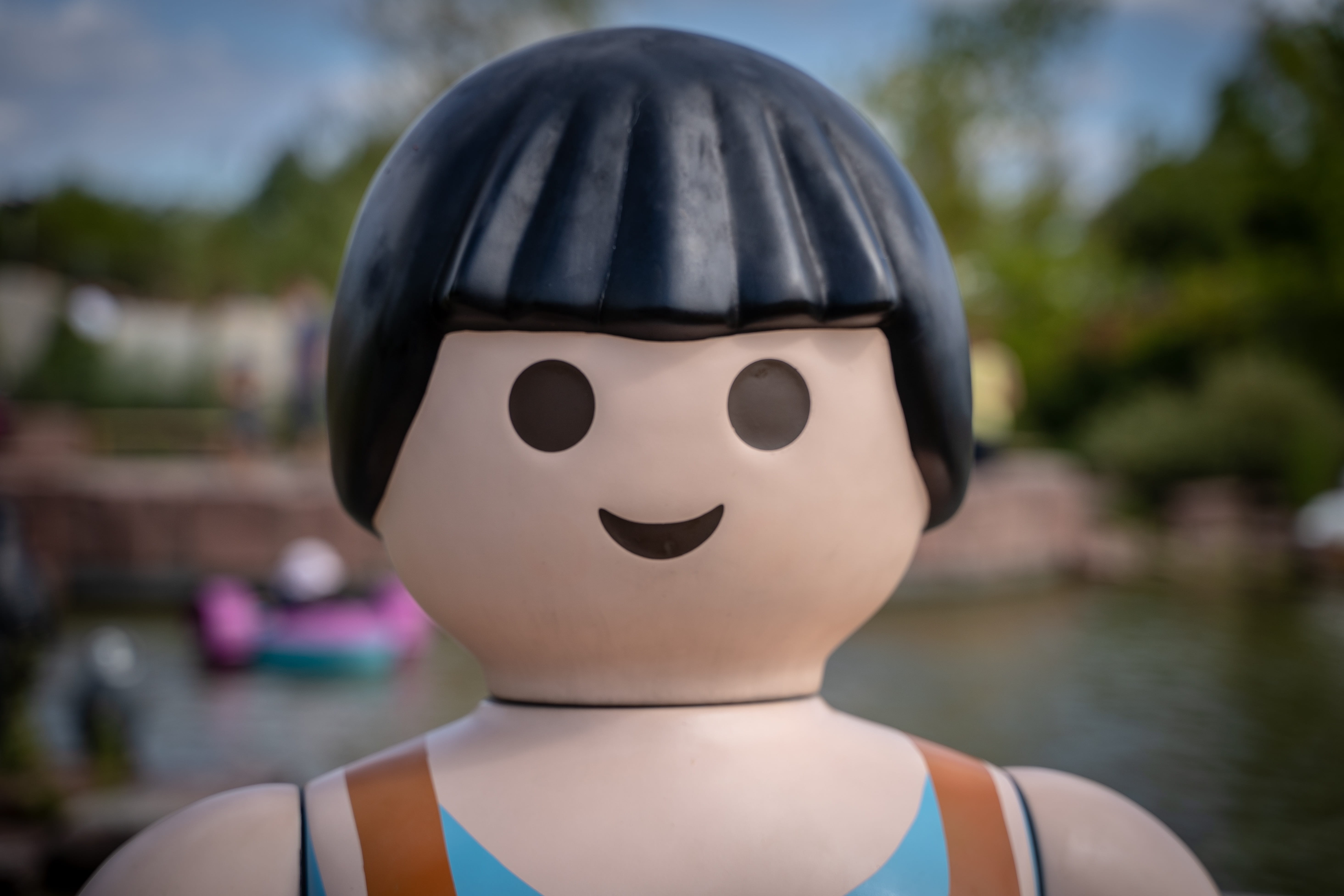 toys, portrait, plastic, art and craft, day, close-up, human representation, representation, face, miniature, headshot, real people, character, 5K, playmobil, HD Wallpaper