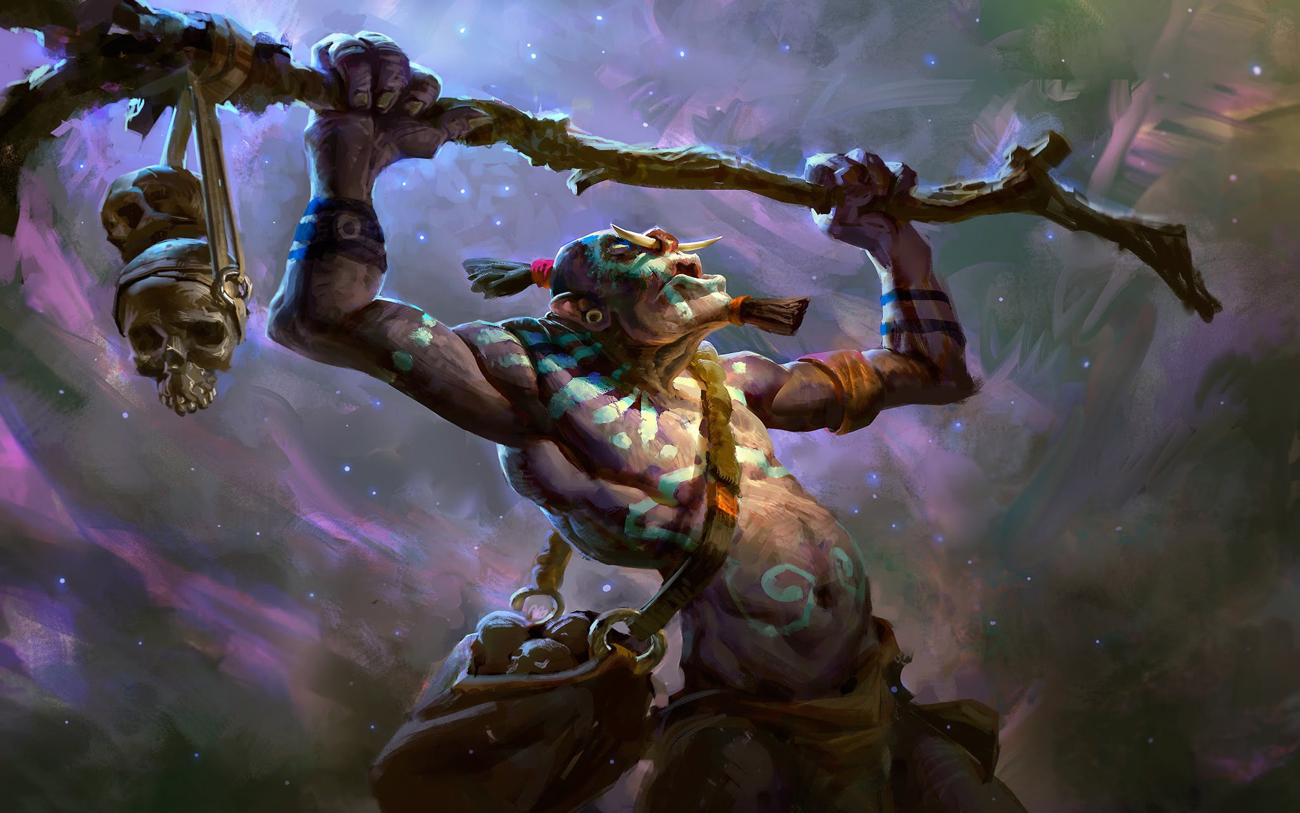 witch, nuker, 2K, support, hero, doctor, roles, disabler, dota, desktop, game, HD Wallpaper