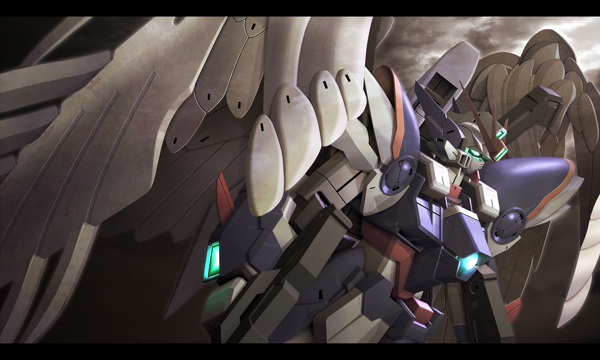 tagme, mobile, mecha, suit, wing, 1080P, gundam, HD Wallpaper