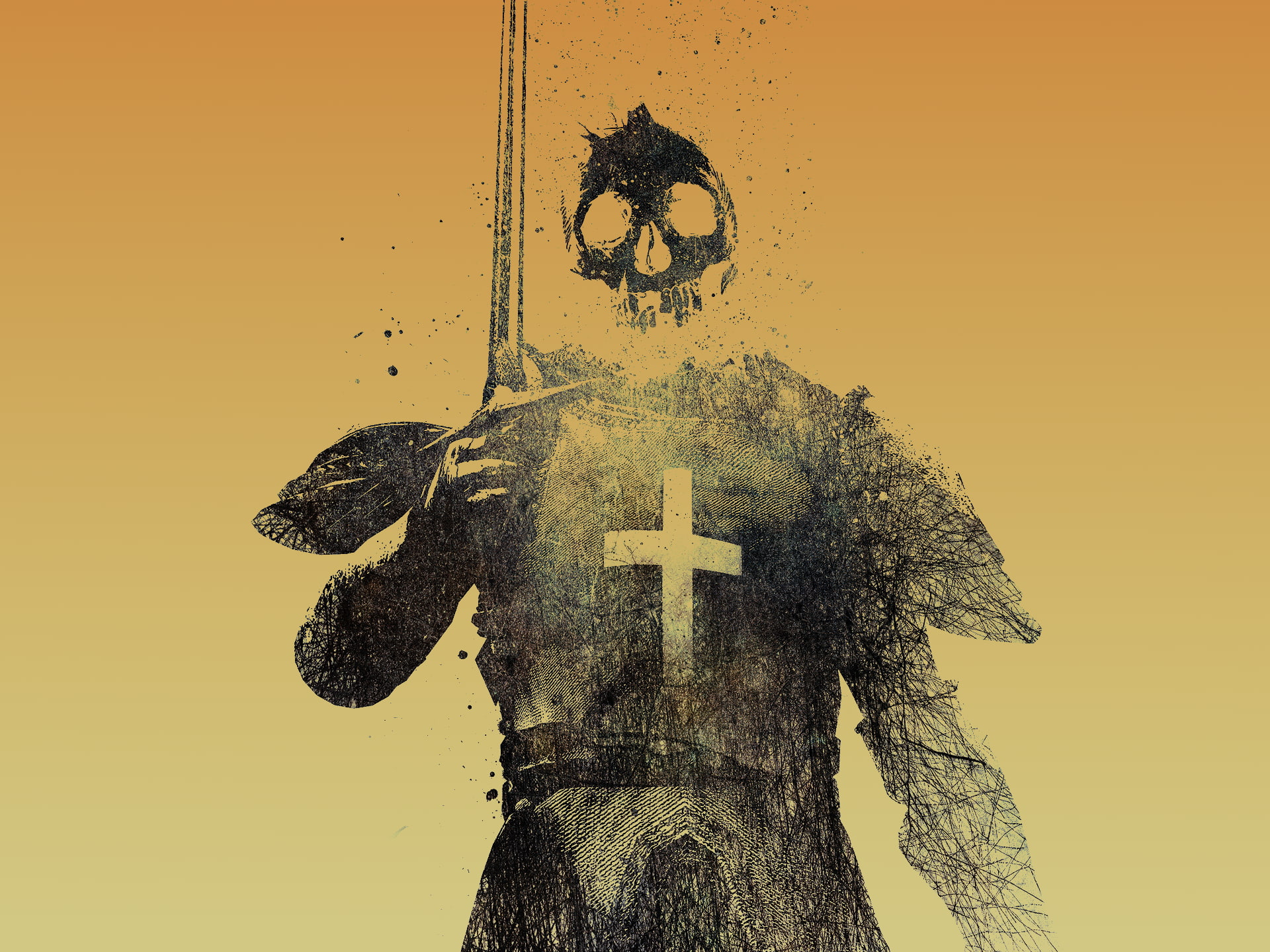 skulls, alex, skull, knights, 1080P, crossbones, cherry, HD Wallpaper