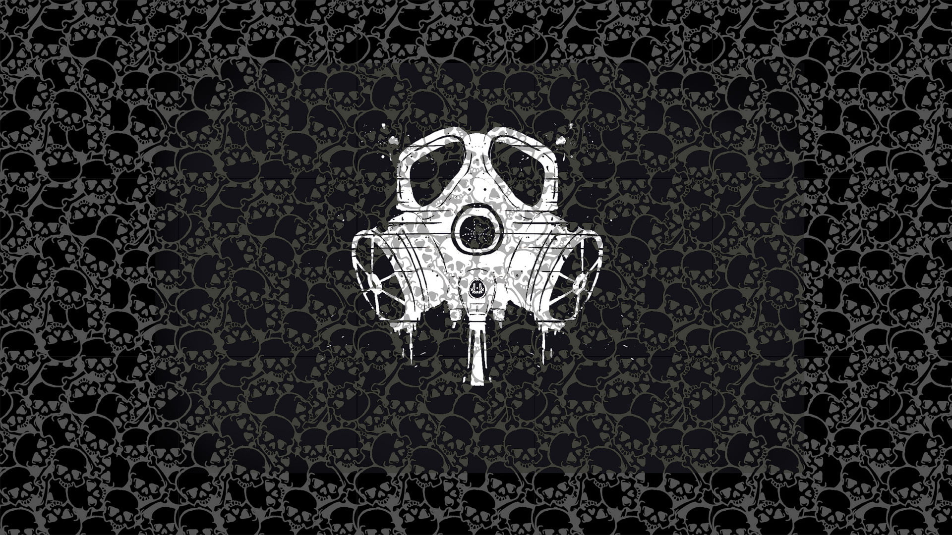 digital composite, night, pictures, illustration, abstract, celebration, pattern, vector, disguise, black background, halloween, inhaler, white, computer Graphic, HD Wallpaper