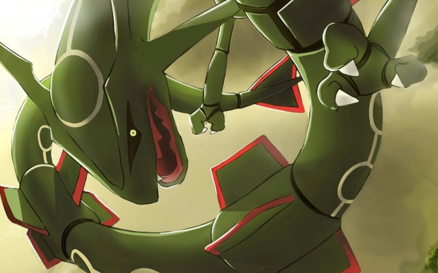 growth, design, plant part, nature, air vehicle, art and craft, red, no people, close-up, creativity, Rayquaza (Pokémon), Pokémon, leaf, studio shot, flag, HD Wallpaper