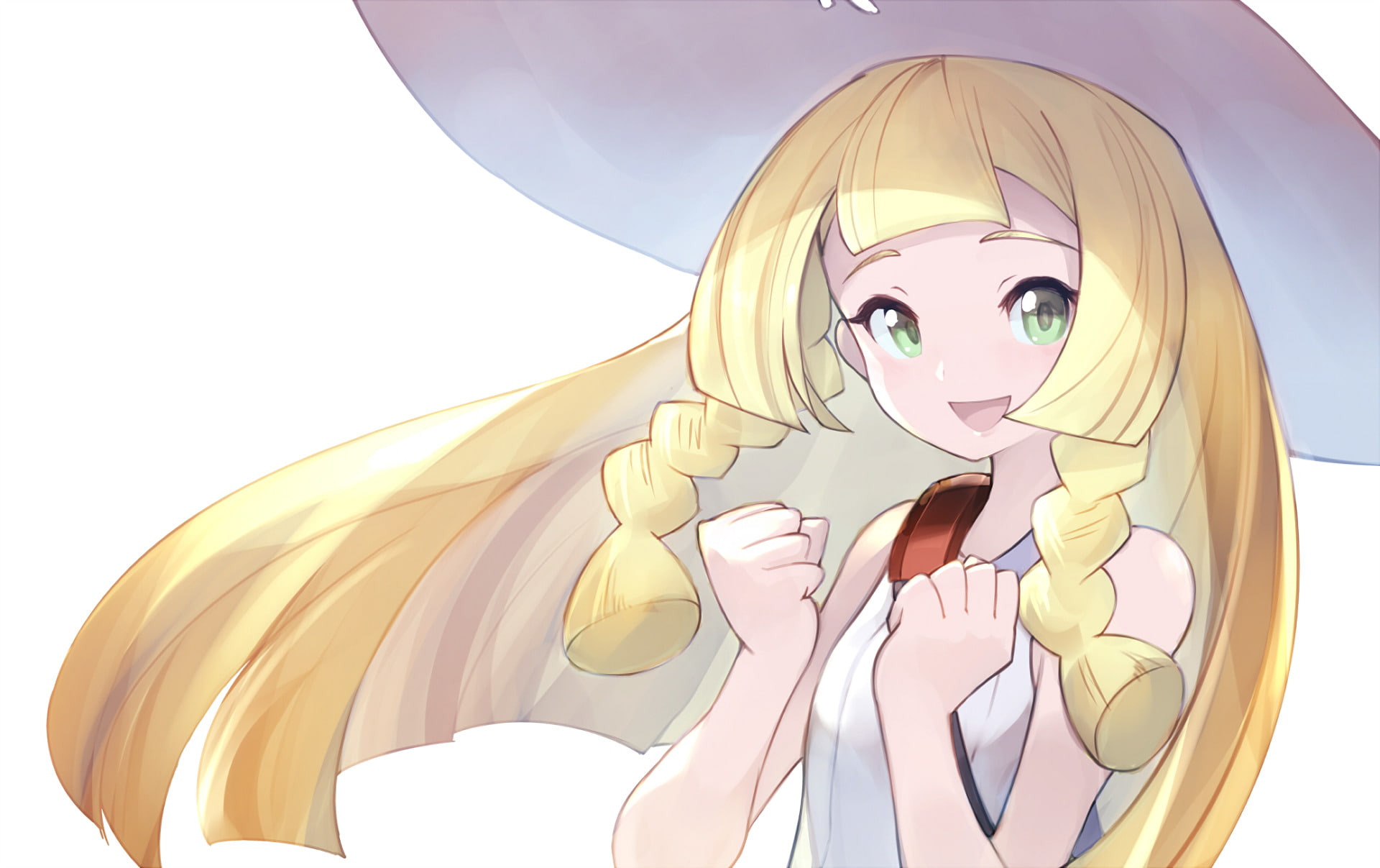 1080P, Pokémon: Sun and Moon, Pokémon, Lillie (Pokemon), HD Wallpaper