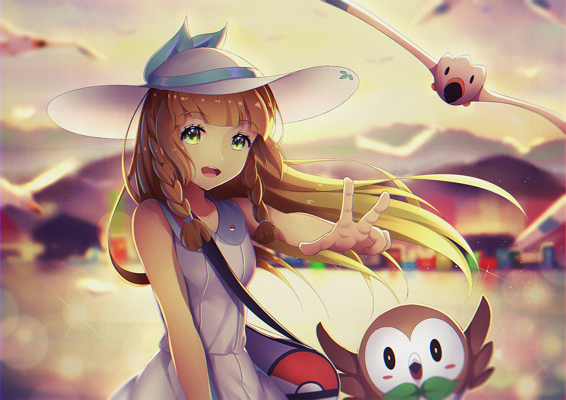 Pokémon, Lillie (Pokemon), 1080P, Pokémon: Sun and Moon, HD Wallpaper
