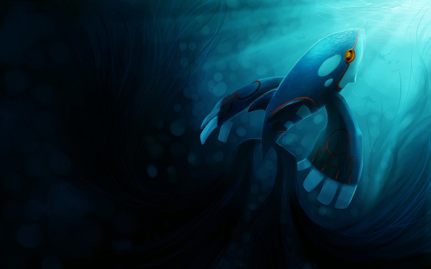 Water Pokémon, Kyogre (Pokémon), Legendary Pokémon, Pokémon, 720P, HD Wallpaper