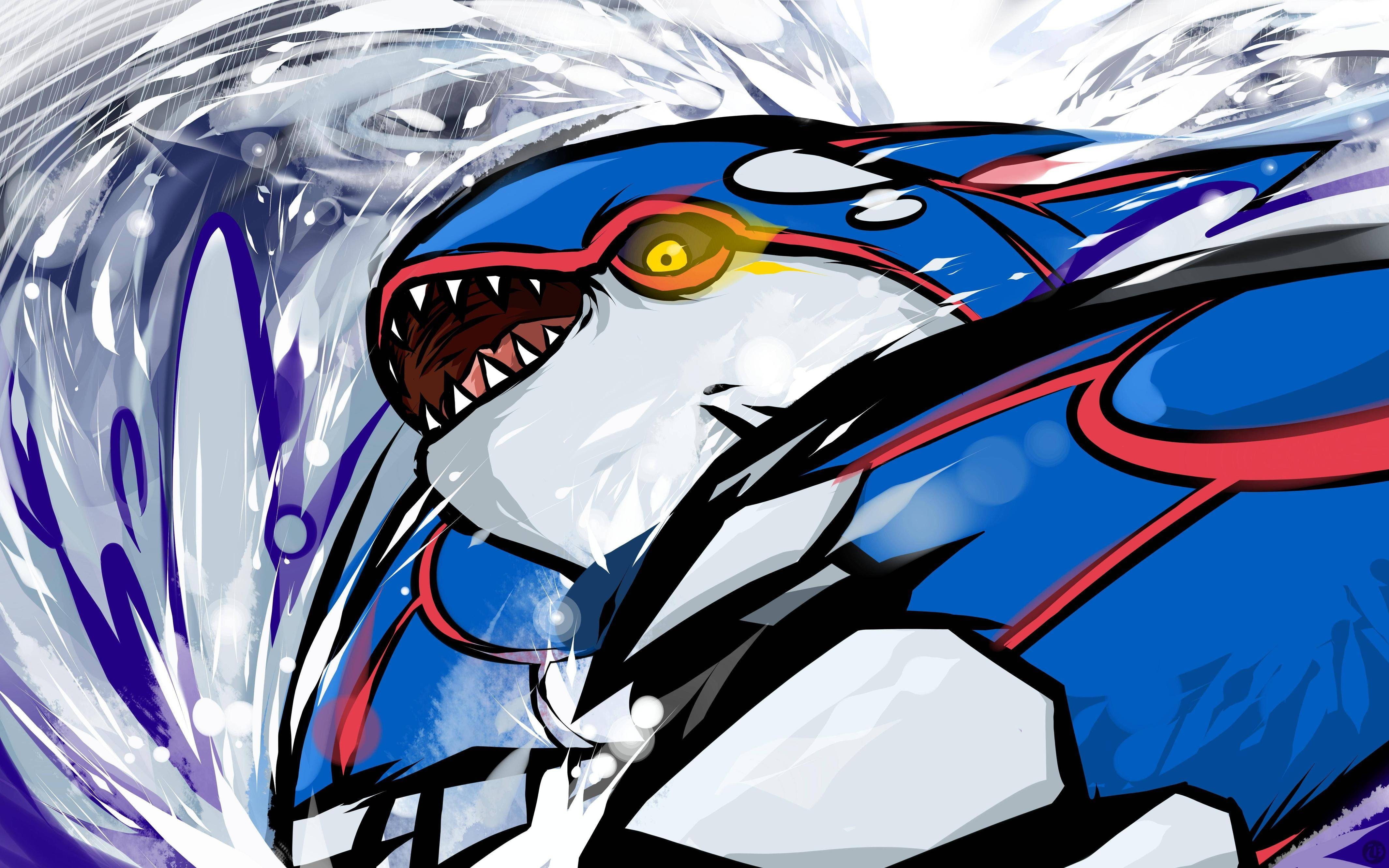 Pokémon, Pokemon Sapphire, kyogre, 4K, HD Wallpaper