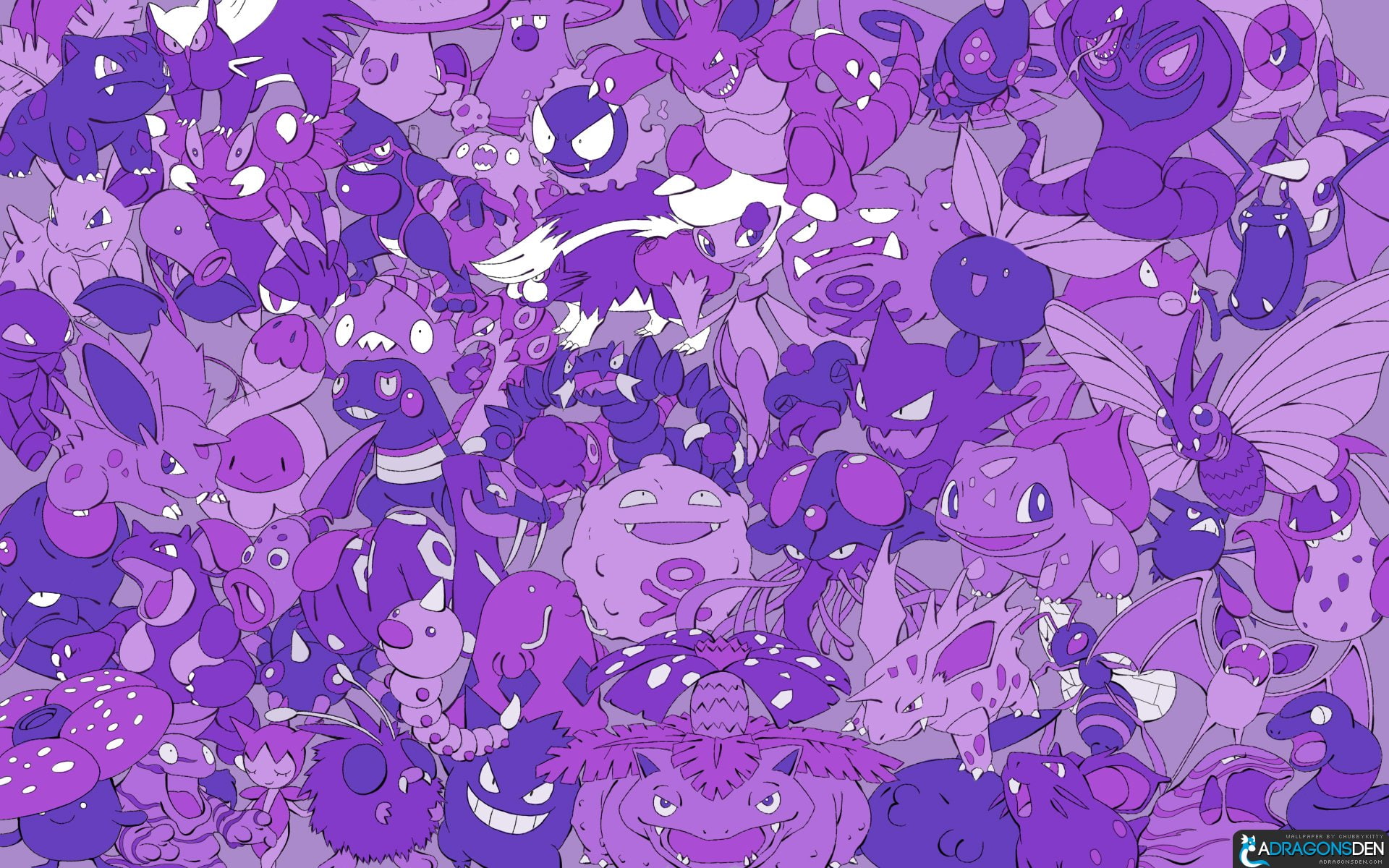 Venomoth (Pokemon), Roserade (Pokémon), Zubat (Pokémon), Oddish (Pokémon), Foongus (Pokémon), Ivysaur (Pokémon), Venipede (Pokémon), Venonat (Pokémon), HD Wallpaper