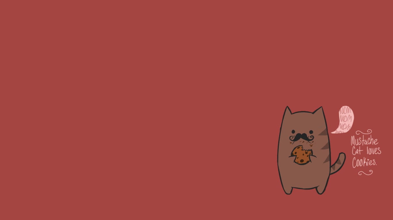 720P, wall - building feature, mustache, red, cartoon, communication, male likeness, animals, art and craft, indoors, still life, representation, creativity, HD Wallpaper