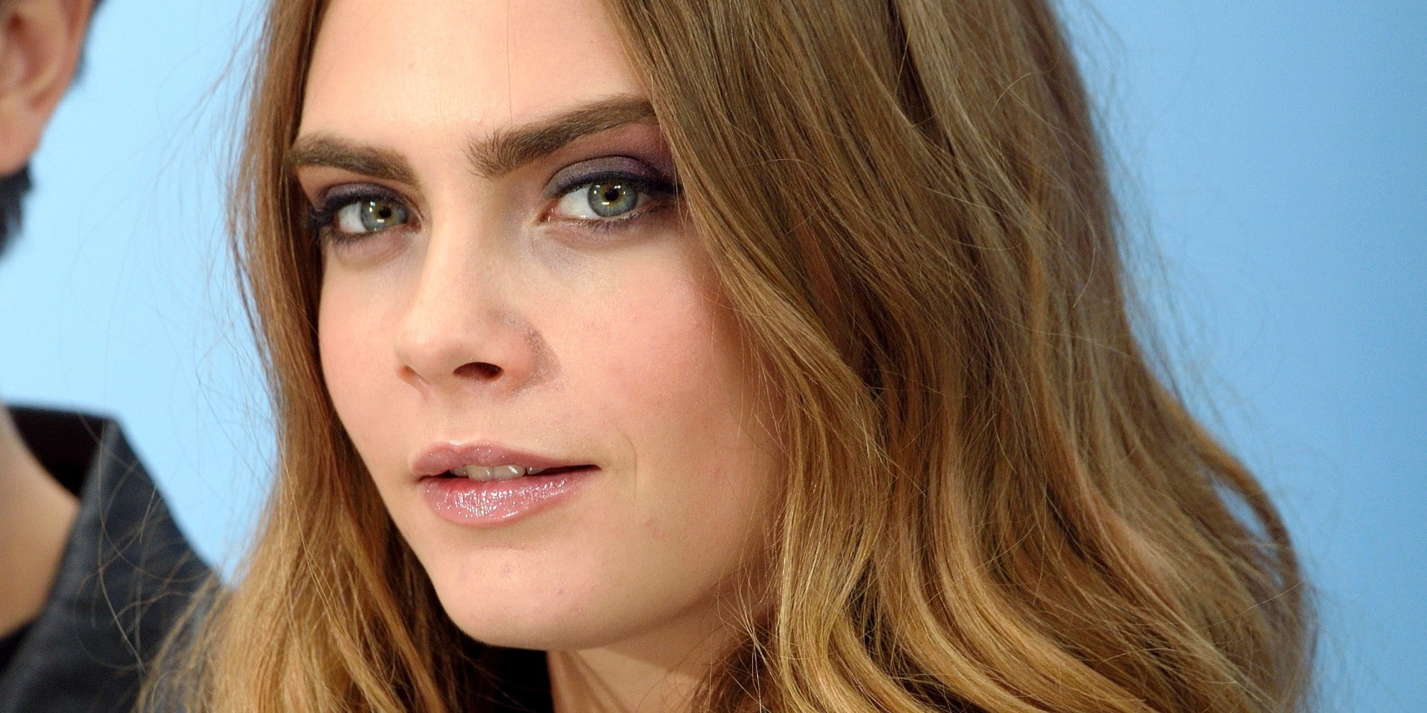 hair, beautiful woman, indoors, Cara Delevingne, body part, one person, beauty, young adult, adult, women, uncertainty, brown hair, headshot, close-up, HD Wallpaper