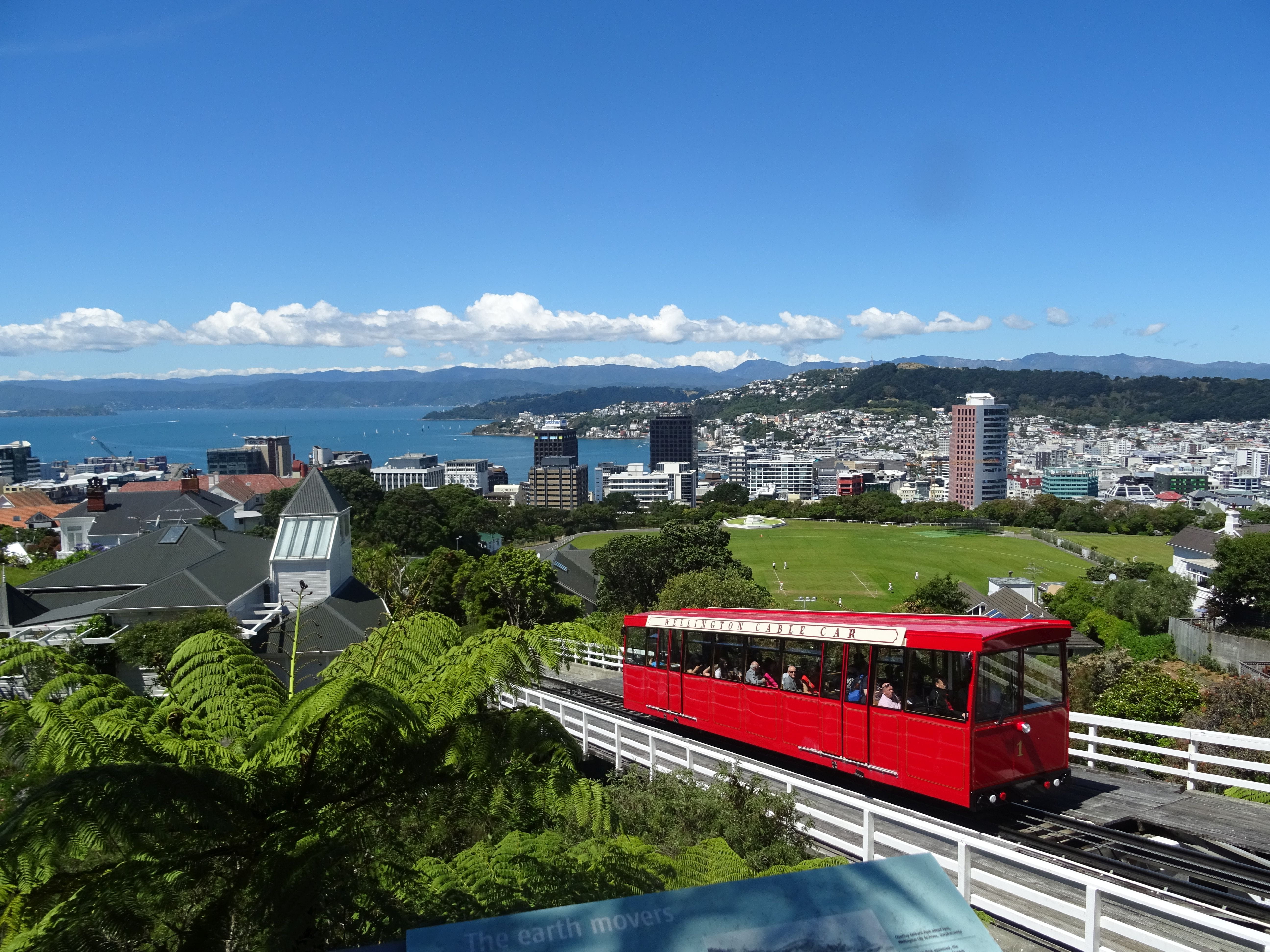 transportation, city, town, cloud - sky, high angle view, new zealand, nature, capital, cityscape, architecture, residential district, building exterior, HD Wallpaper
