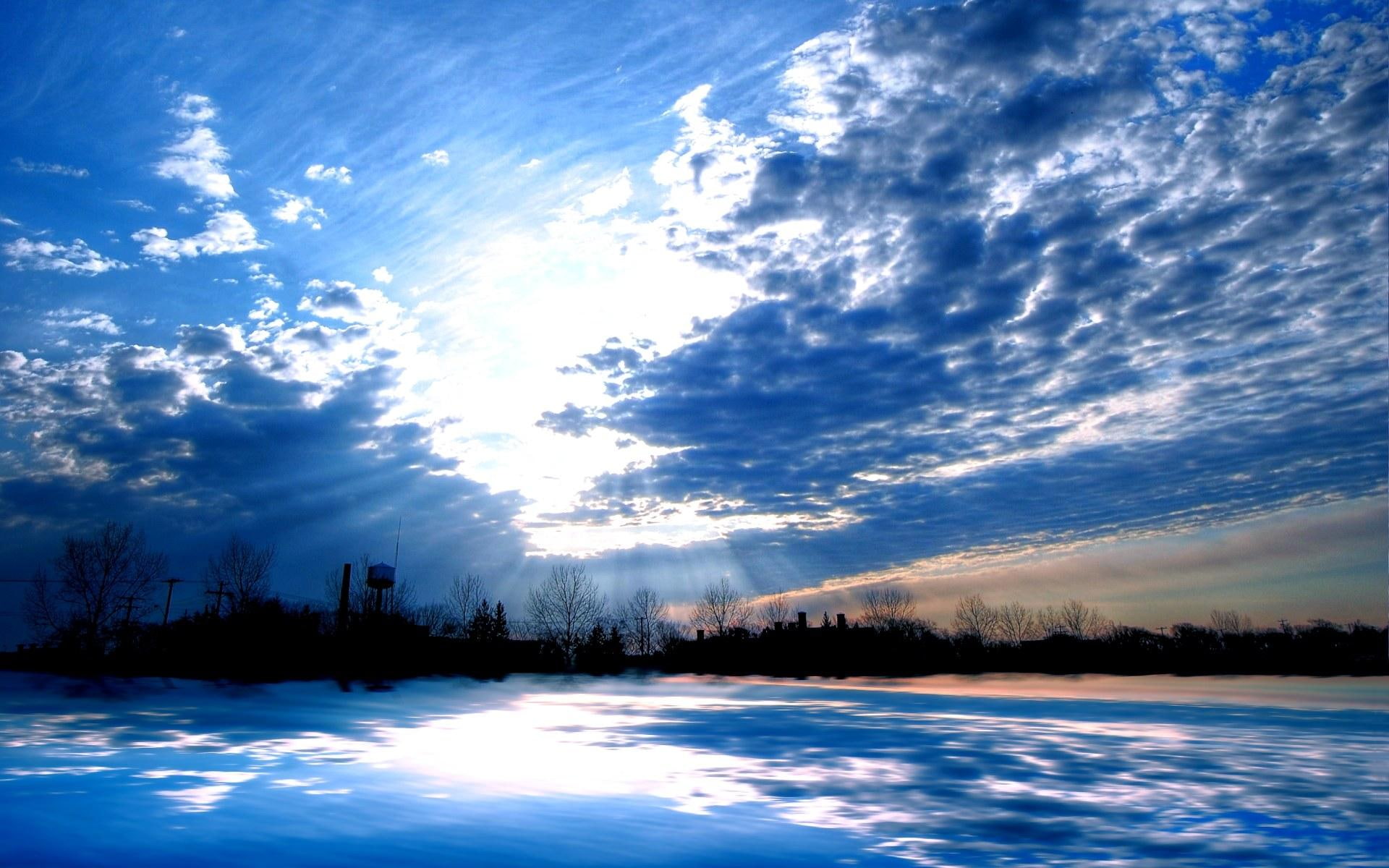 morning, monday, 1080P, 3d and abstract, landscape, newzealand, amazing, dawn, HD Wallpaper