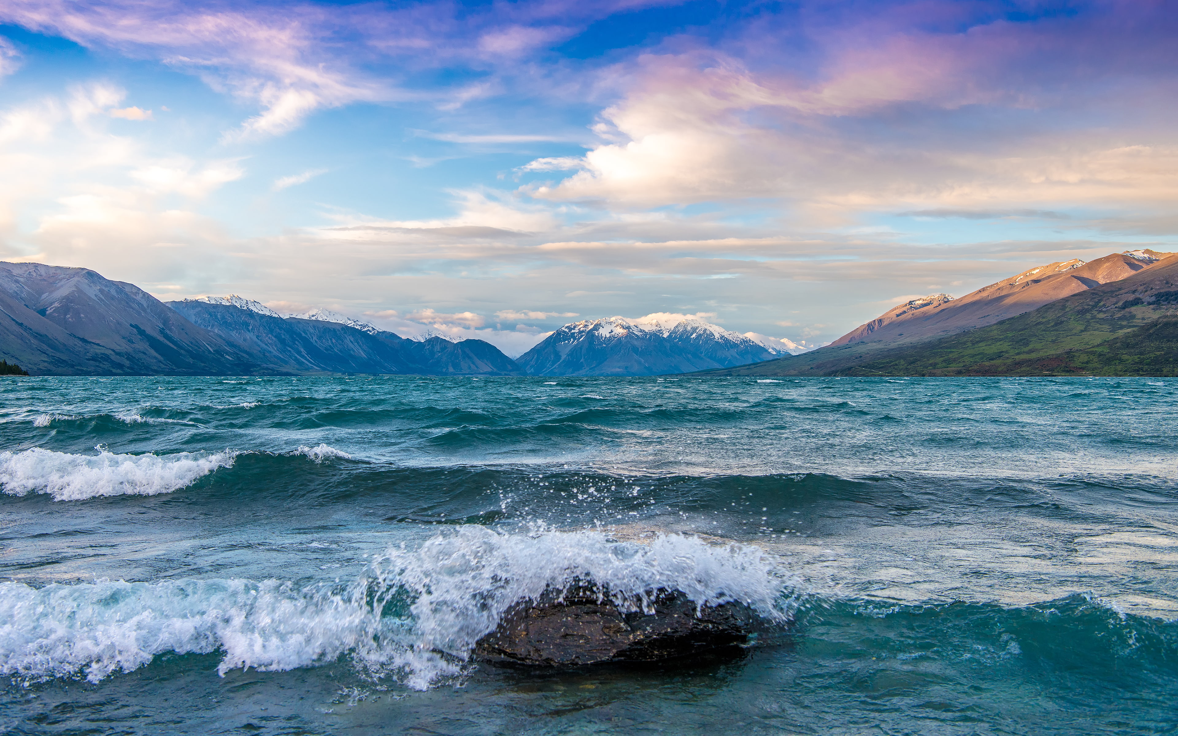 lake, valley, mackenziebasin, 4K, lakeohau, ohau, newzealand, winds, HD Wallpaper