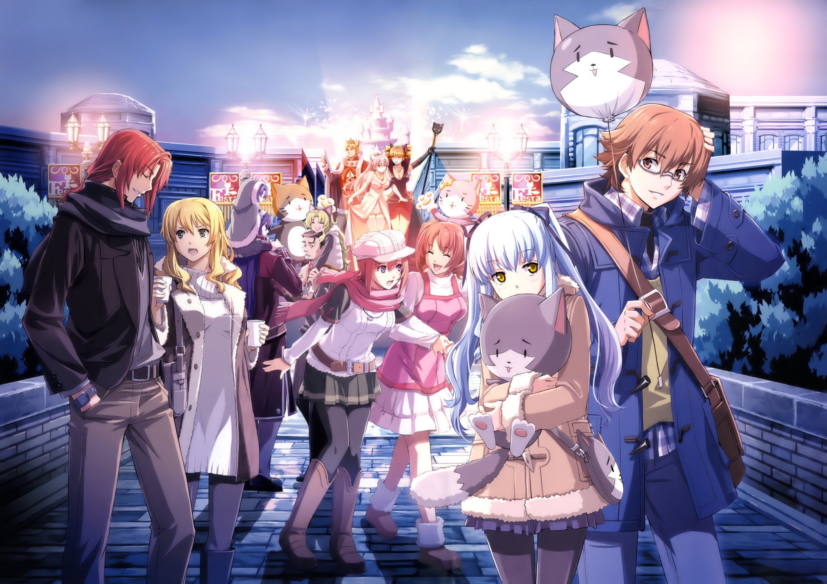 katsumi, fran, seeker, densetsu, eiyuu, lloyd, kea, elie, noa, falcom, 2K, bannings, enami, macdowell, HD Wallpaper