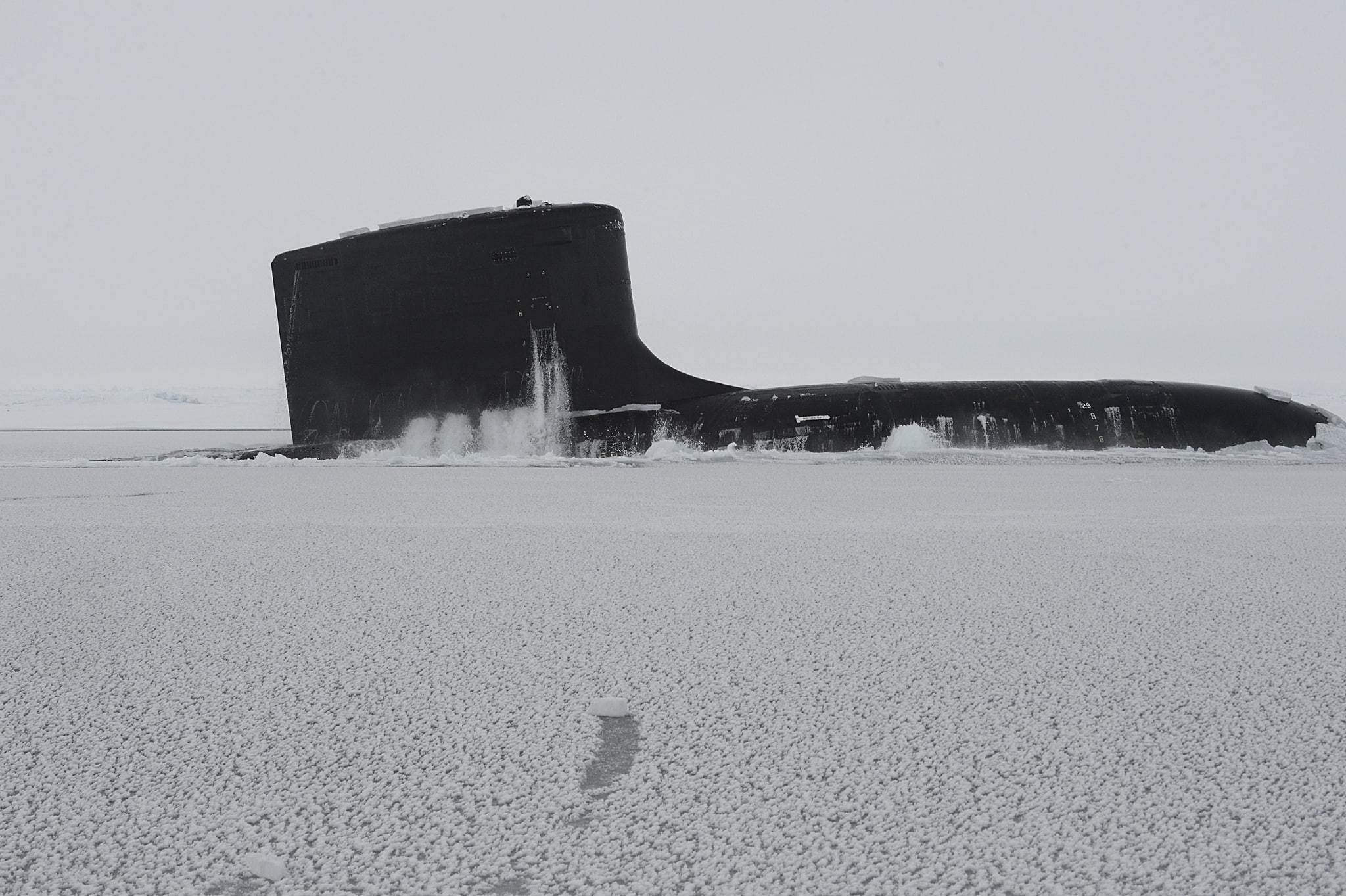 ascent, boat, (SSN 779), The Arctic ocean, USS New Mexico, underwater, 1080P, HD Wallpaper