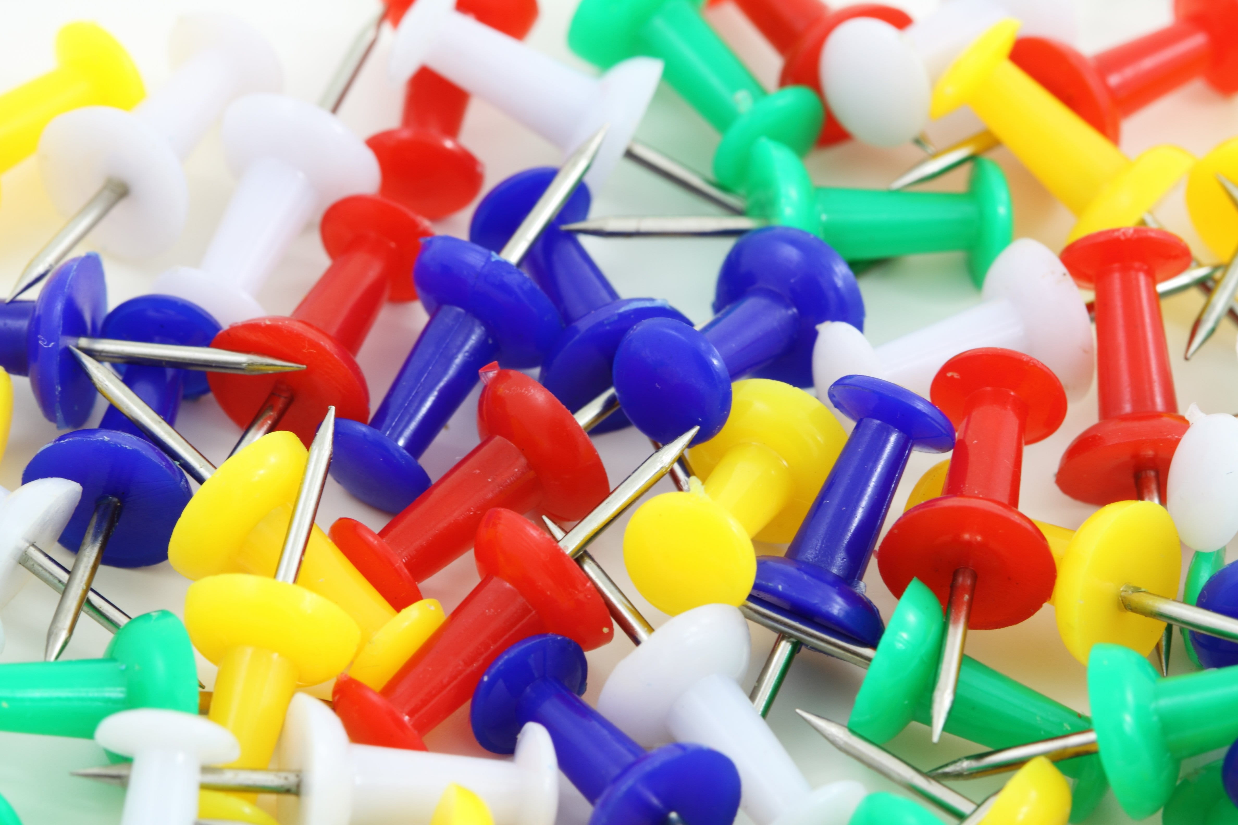 toy, office, business, abundance, choice, color, needle, close-up, push pin, still life, stick, medicine, cork, push, indoors, background, supplies, fixation, HD Wallpaper