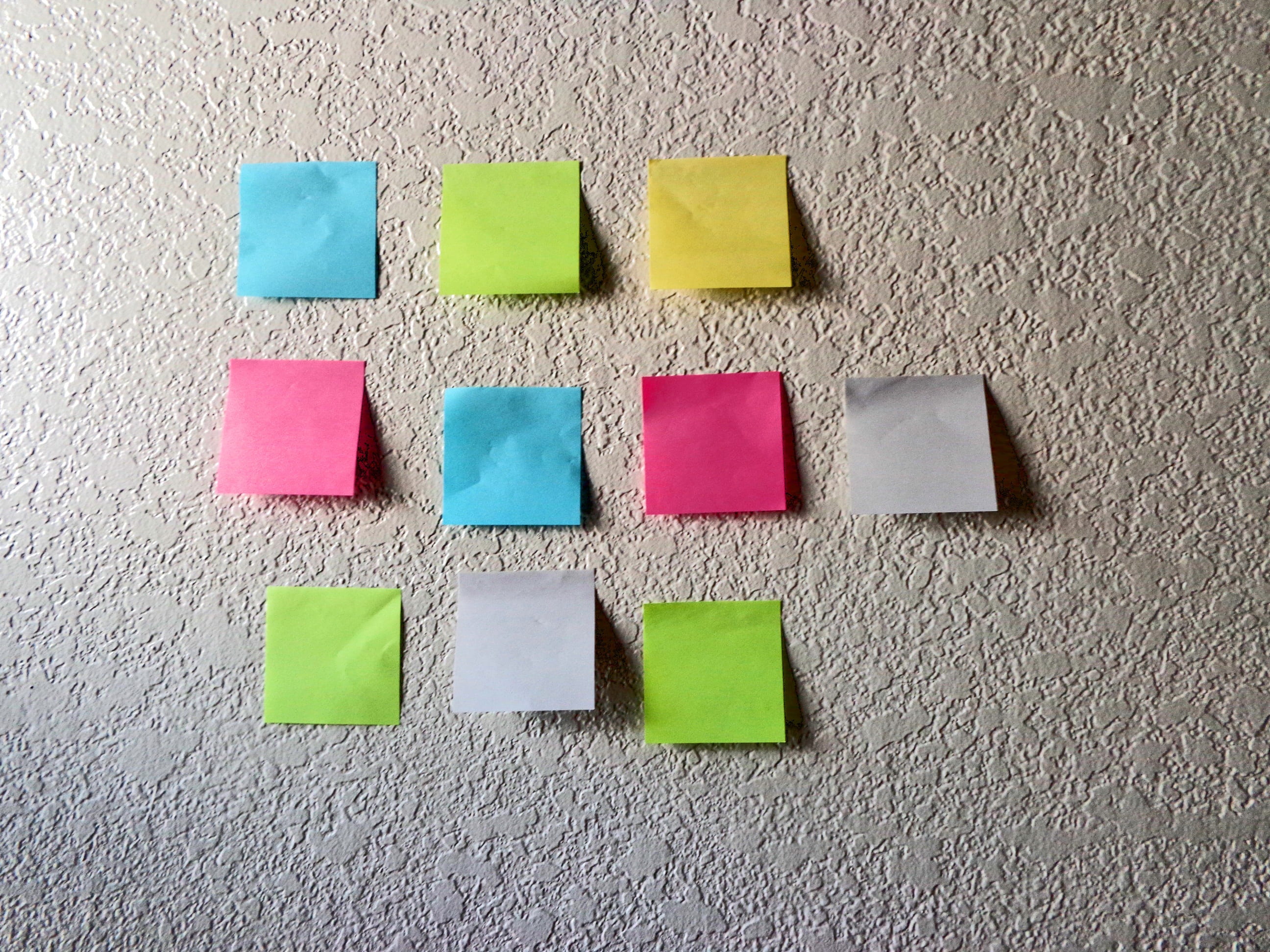 indoors, sticky, still life, arrangement, assorted, art and craft equipment, notes, close-up, choice, in a row, business planning, project management, color, HD Wallpaper