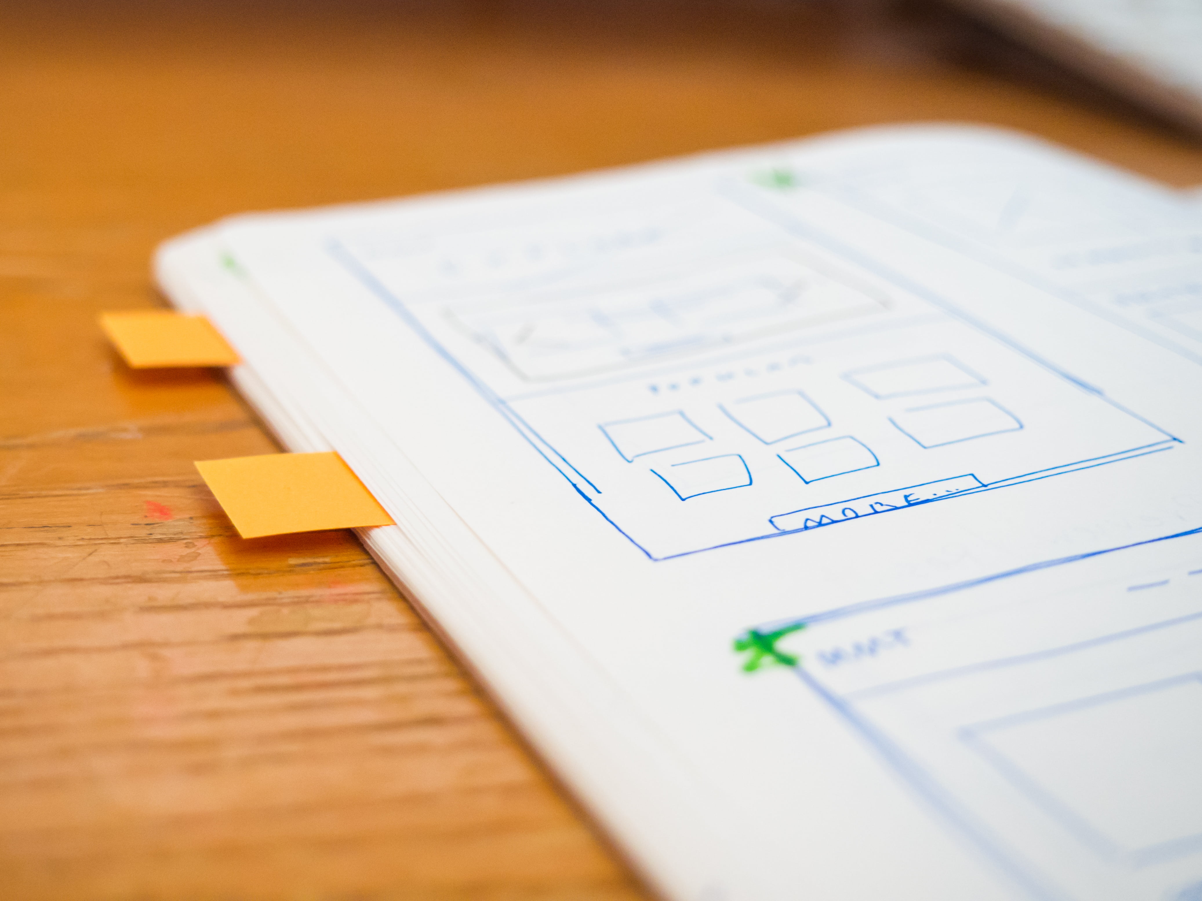 business, document, closeup, close-up, sketch, white, mockups, paper, wood - material, selective focus, indoors, communication, notepad, wood, text, creative, HD Wallpaper