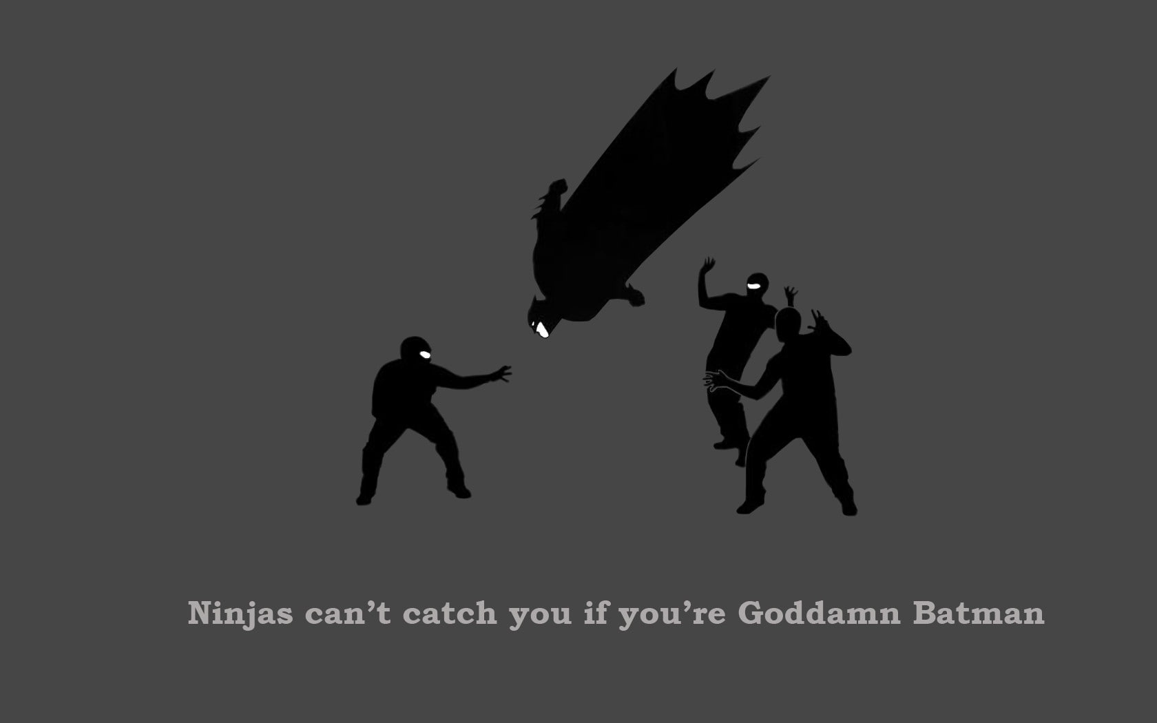 sport, full length, human representation, leisure activity, togetherness, 720P, ninjas, representation, communication, mid-air, silhouette, minimalism, HD Wallpaper