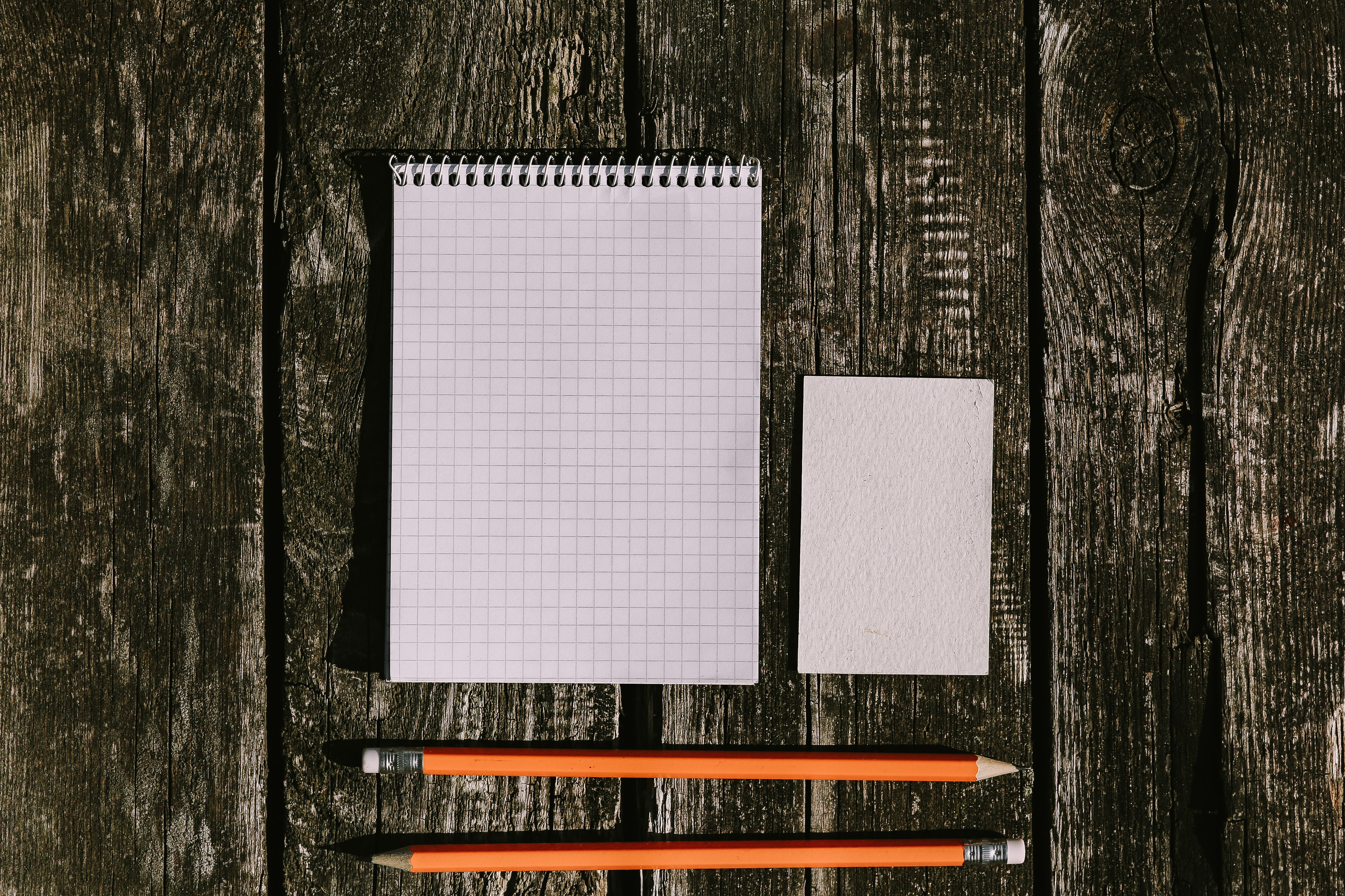 simplicity, background, close-up, White, paper, reminder, high angle view, various, planks, table, blank, publication, earphones, day, directly above, wood - Material, HD Wallpaper