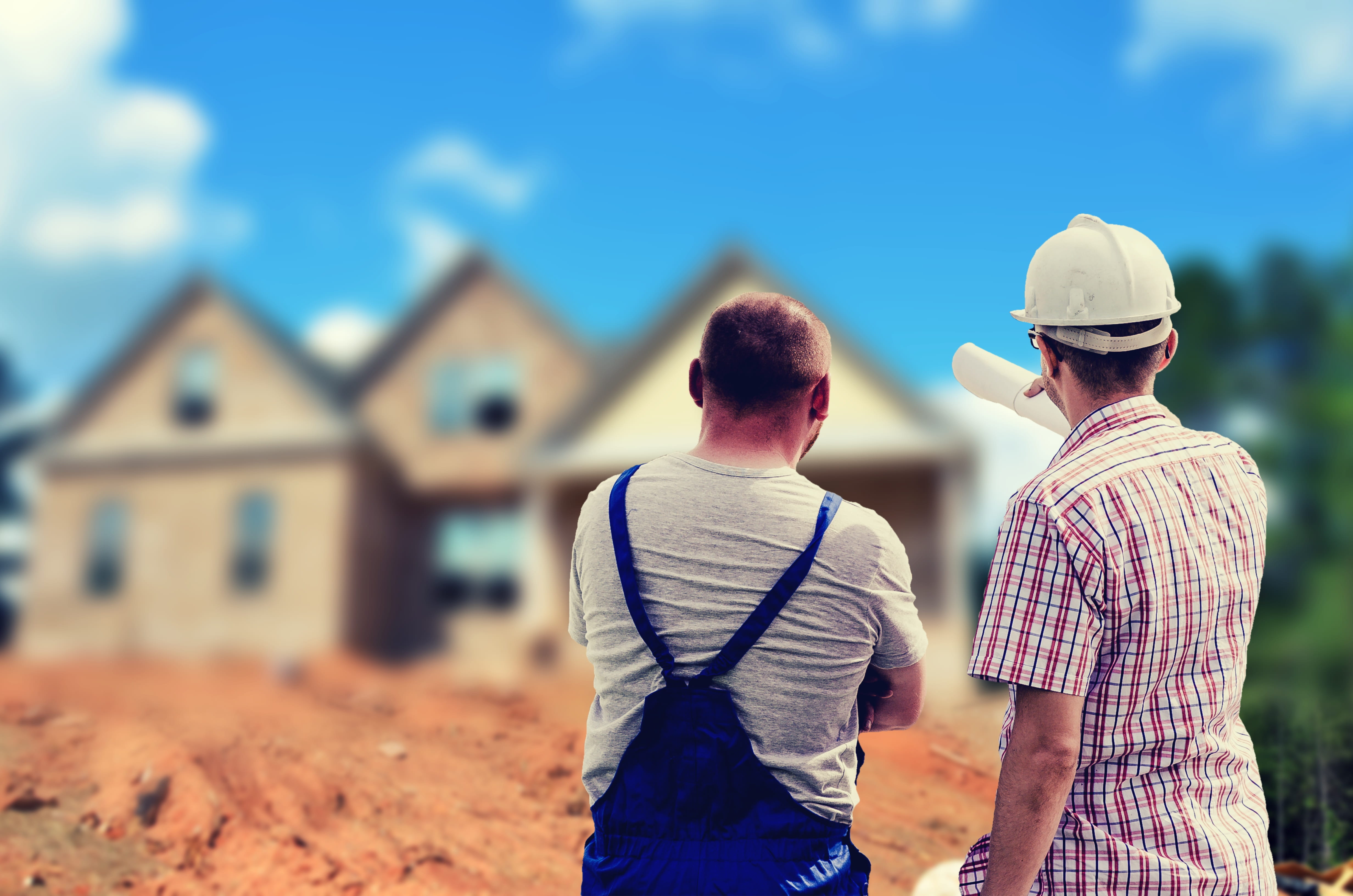 standing, the industry, builder, development, person, togetherness, the foreman, repair, outdoors, casual clothing, corporation, lifestyles, adult, waist up, HD Wallpaper