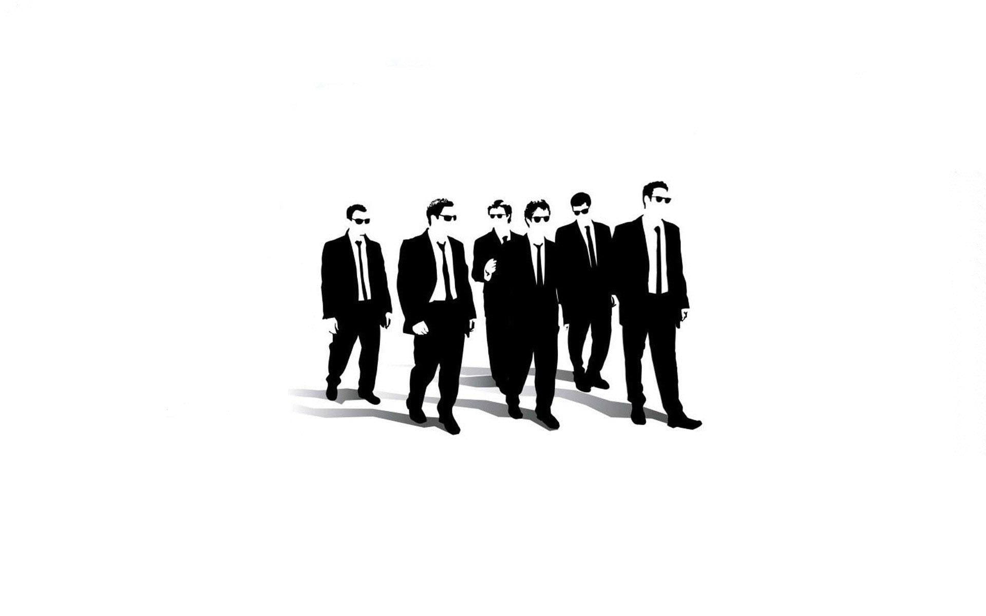 blazers, reservoir, wearing, man, reservoir dogs, minimalistic, walking, 1080P, dogs, 1920x1200, illustration, HD Wallpaper