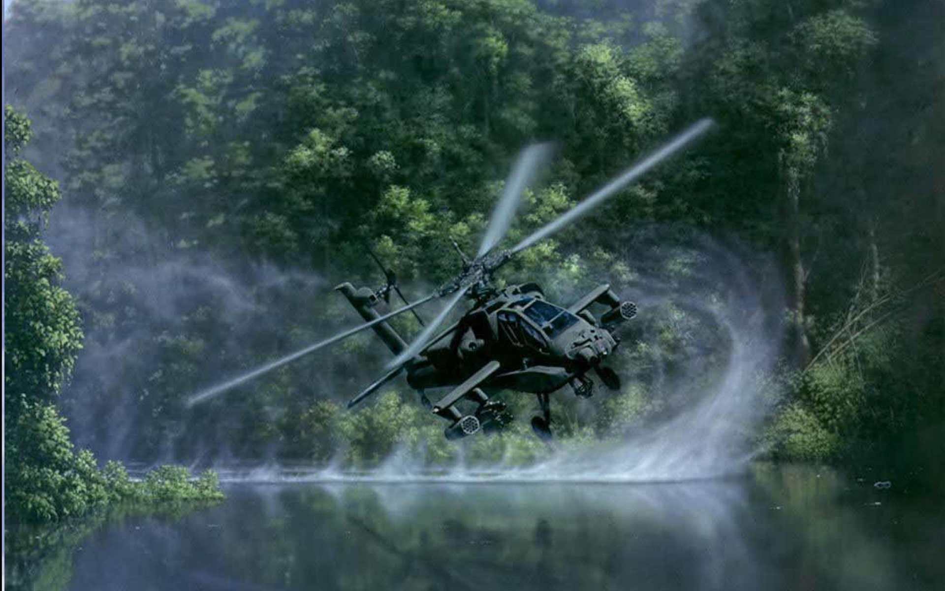 1080P, Military Helicopters, Boeing Ah-64 Apache, HD Wallpaper