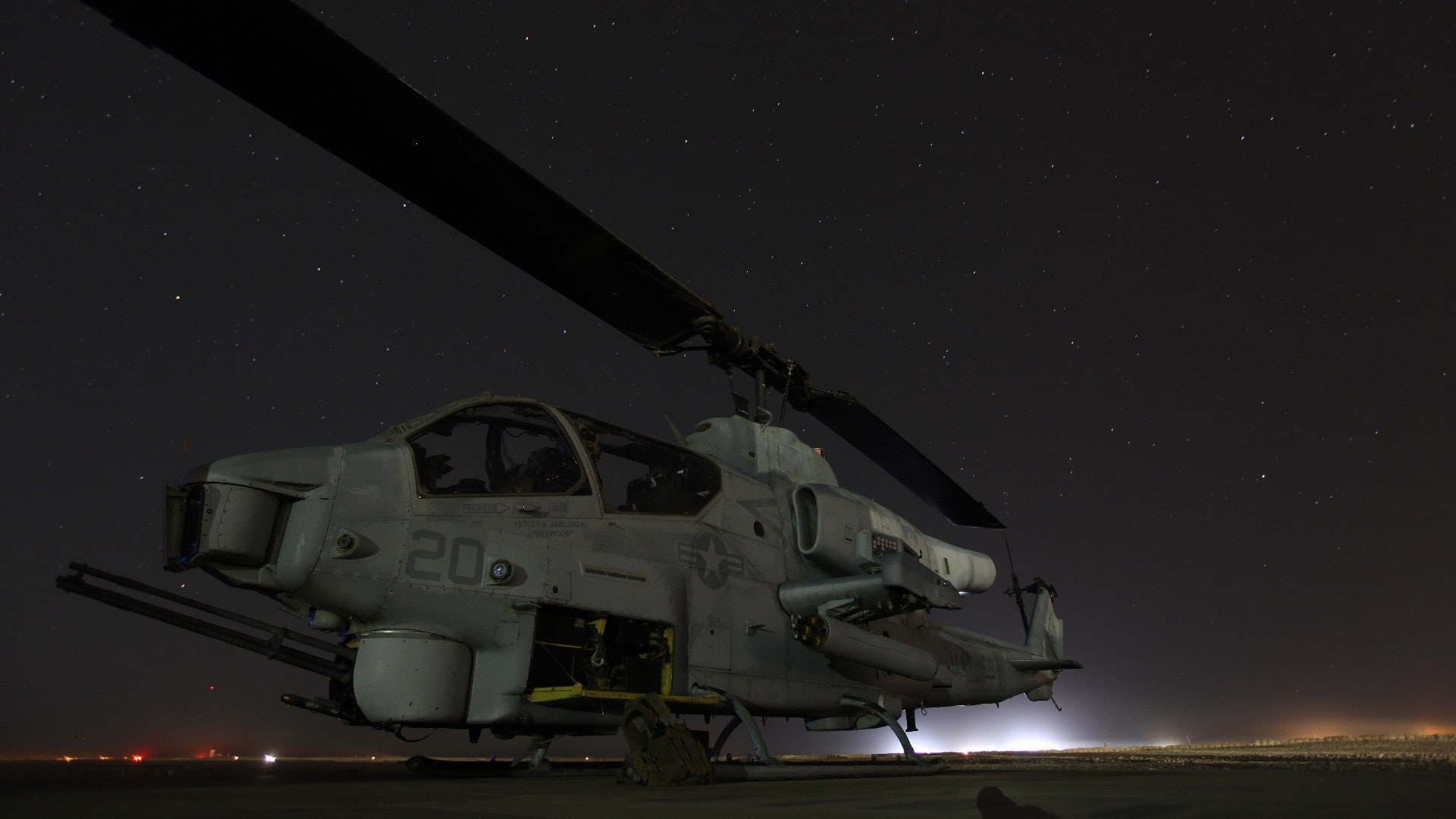 AH-1W, military aircraft, 1080P, Bell AH-1 SuperCobra, helicopters, military, vehicle, USMC, HD Wallpaper