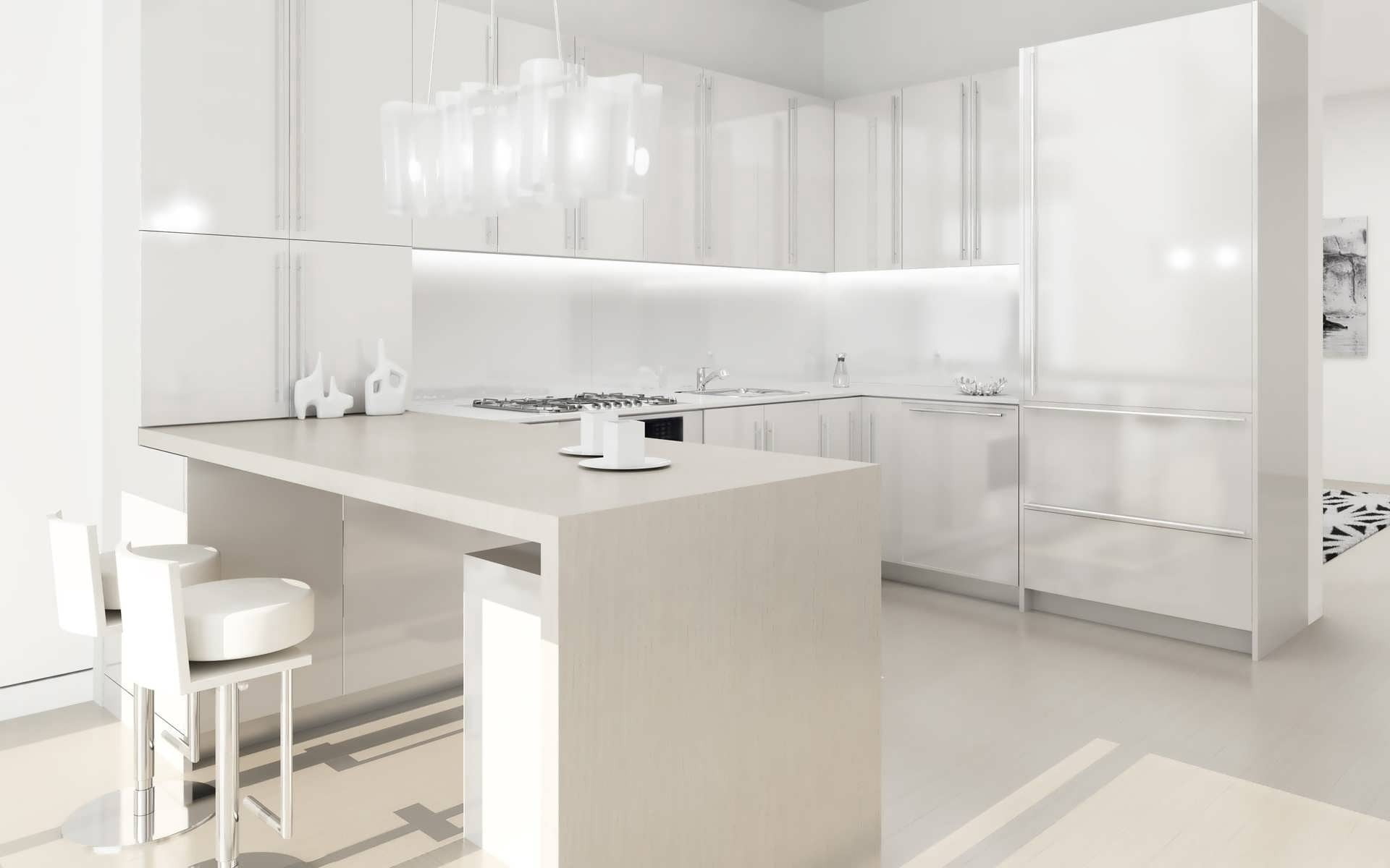 elegance, mansion, cabinets, household equipment, kitchen, wide, no People, clean, architecture, chair, appliance, modern, wall - Building Feature, lifestyles, HD Wallpaper