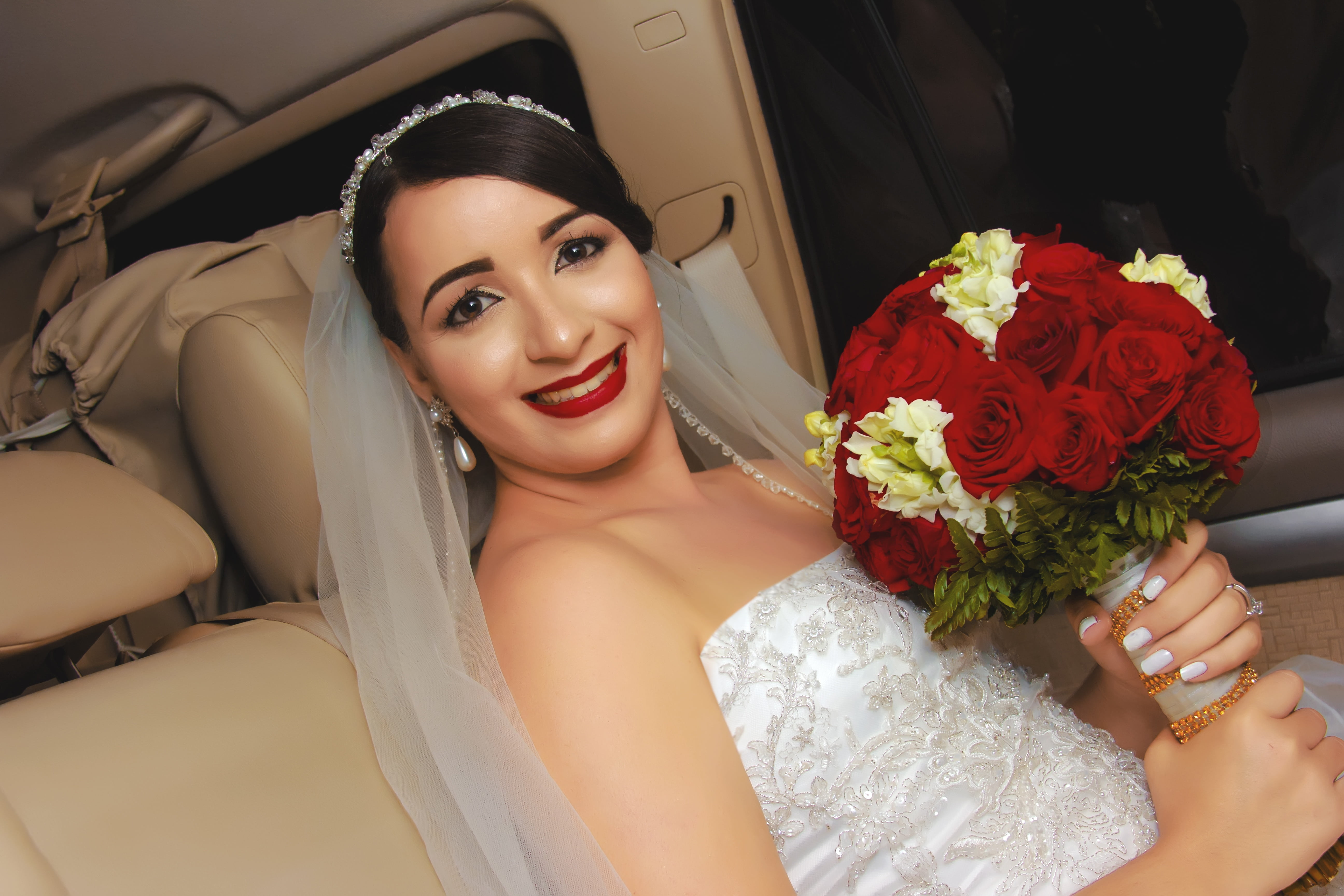 couple in love, before god, flower arrangement, portrait, ceremony, real people, celebration, beautiful, romantic, 5K, wedding ceremony, smiling, beautiful woman, HD Wallpaper