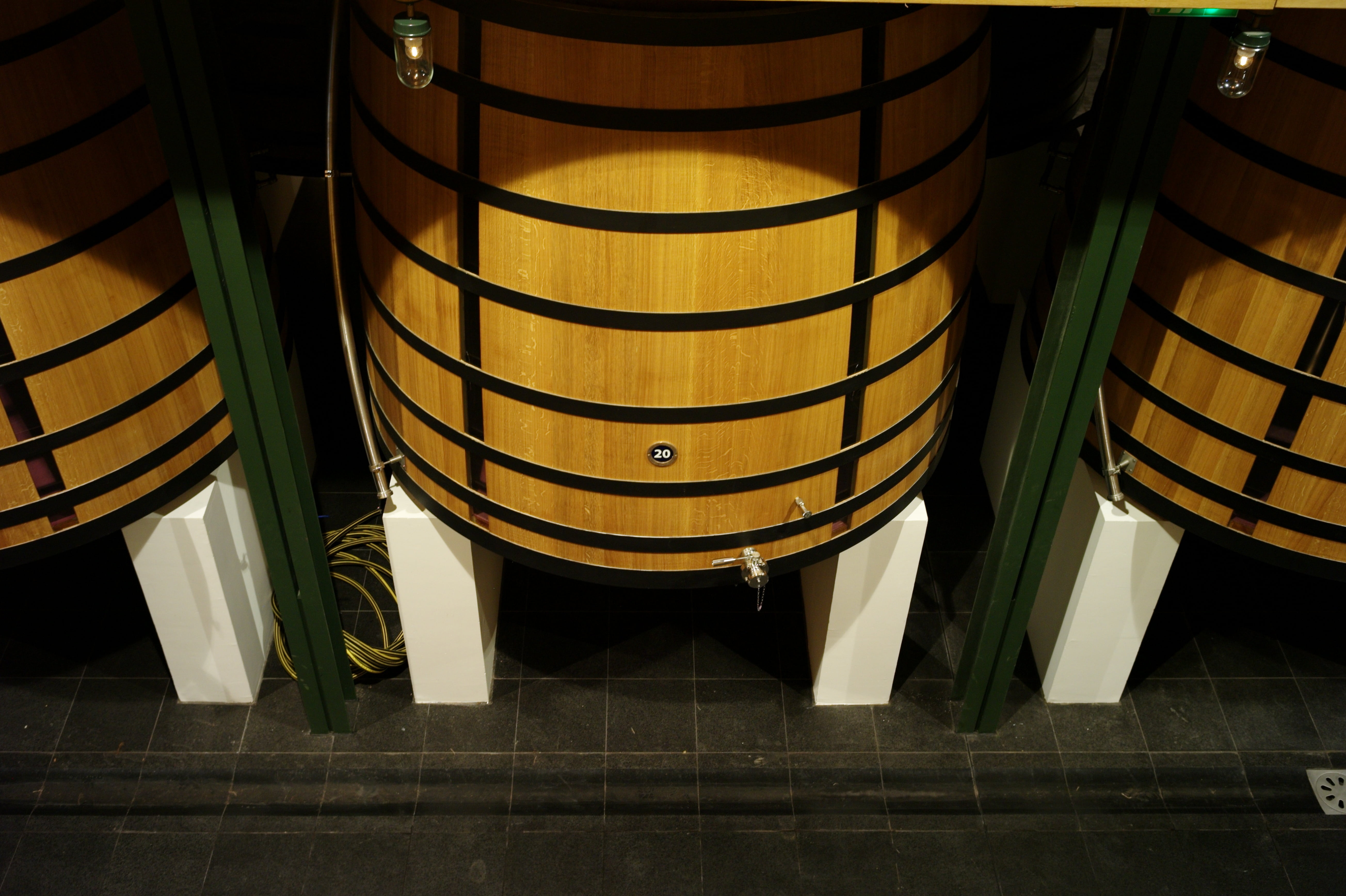 cellar, oak, metal, architecture, storage, side by side, high angle view, drink, illuminated, red, fermenting, container, cylinder, cask, fermentation, HD Wallpaper