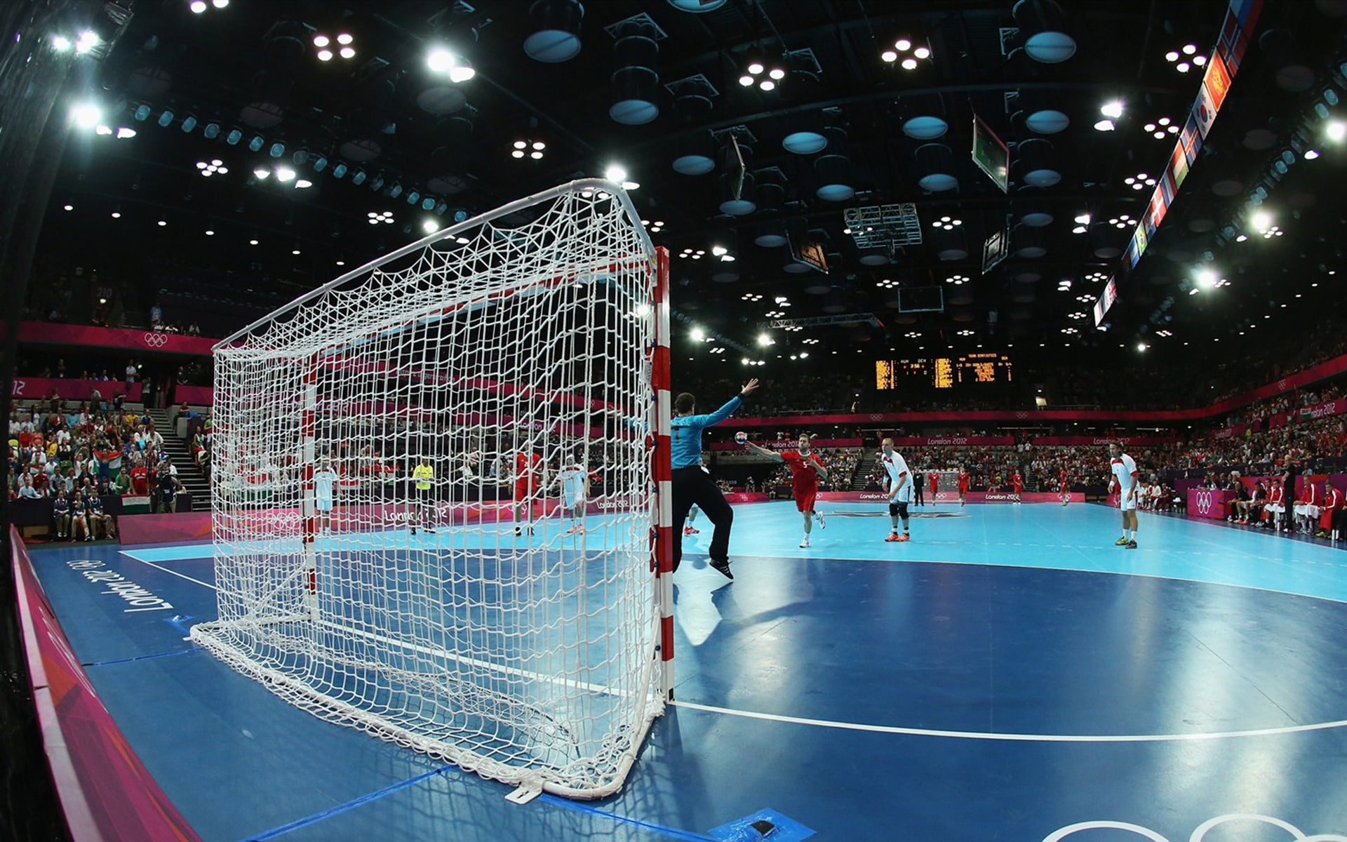 2012, indoor, game, london, sports, copper, box, 1080P, handball, HD Wallpaper