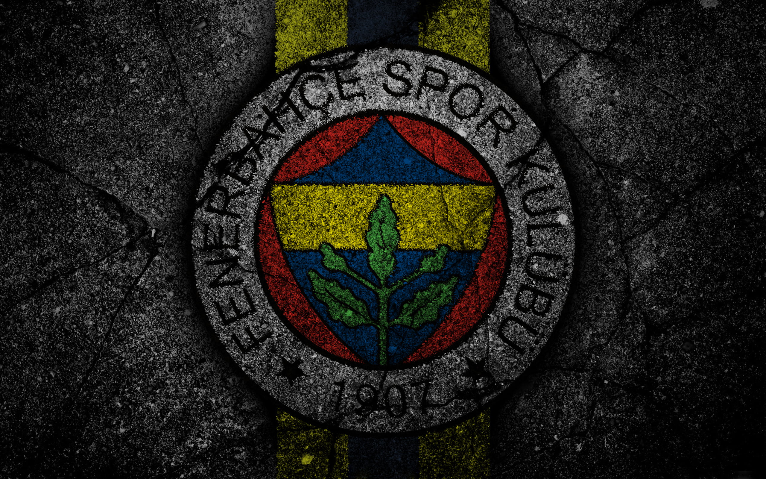 2K, Logo, Emblem, Soccer, Fenerbahçe S.K., HD Wallpaper